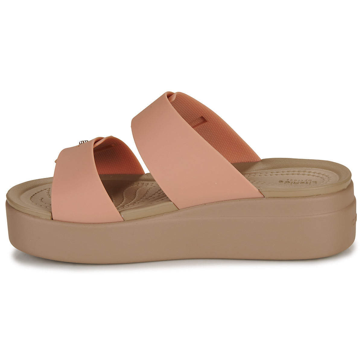Sandali Donna Crocs Brooklyn Buckle LowWdg Rosa