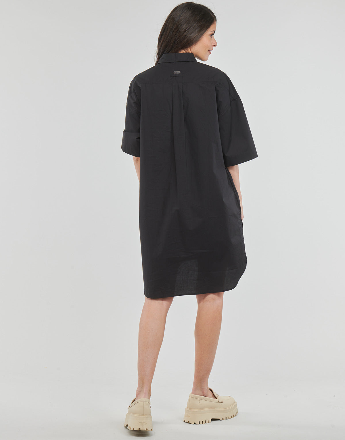 Abito corto Donna G-Star Raw shirt dress 2.0 Nero