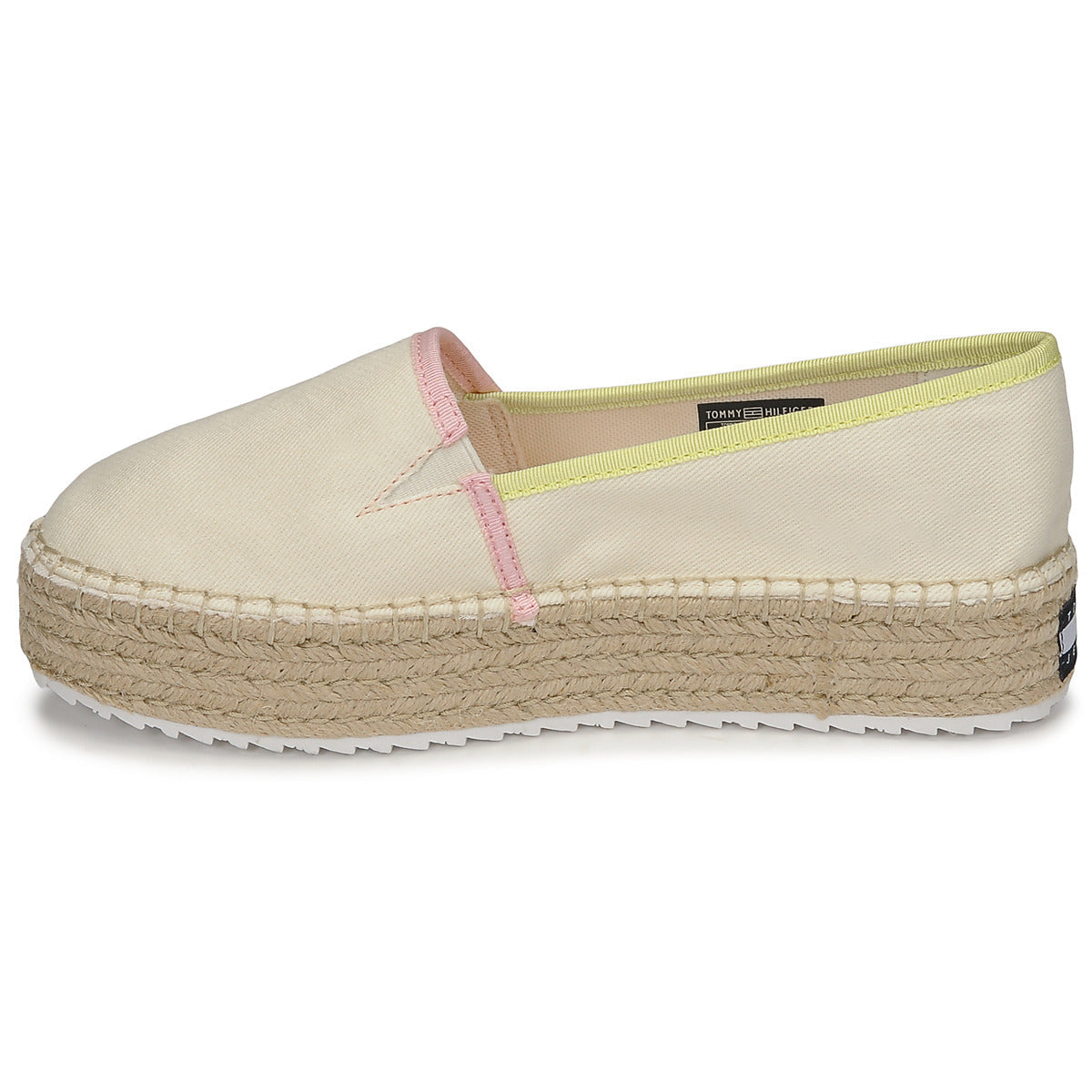 Scarpe Espadrillas Donna Tommy Jeans TOMMY JEANS FLATFORM ESPADRILLE Beige