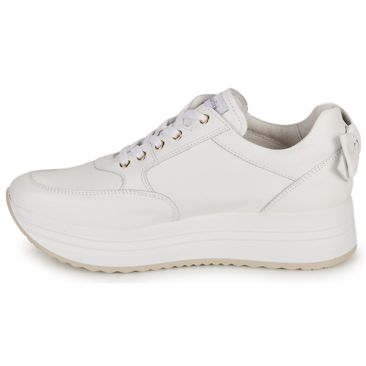 Sneakers basse Donna NeroGiardini E306371D-707 Bianco