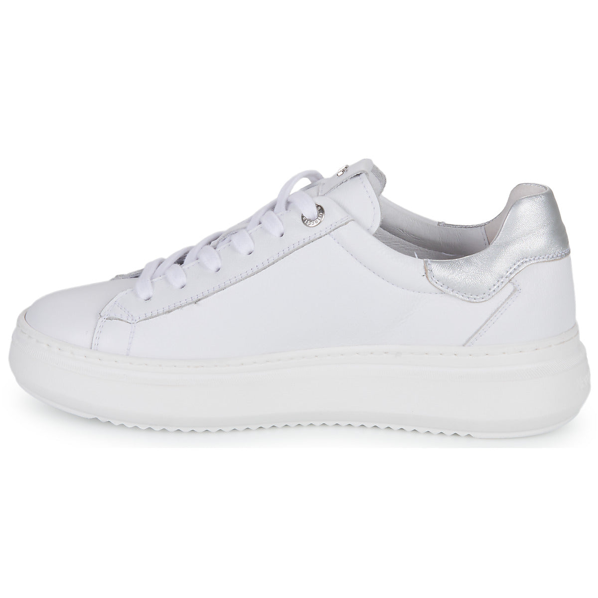 Sneakers basse Donna NeroGiardini E306554D-707 Bianco