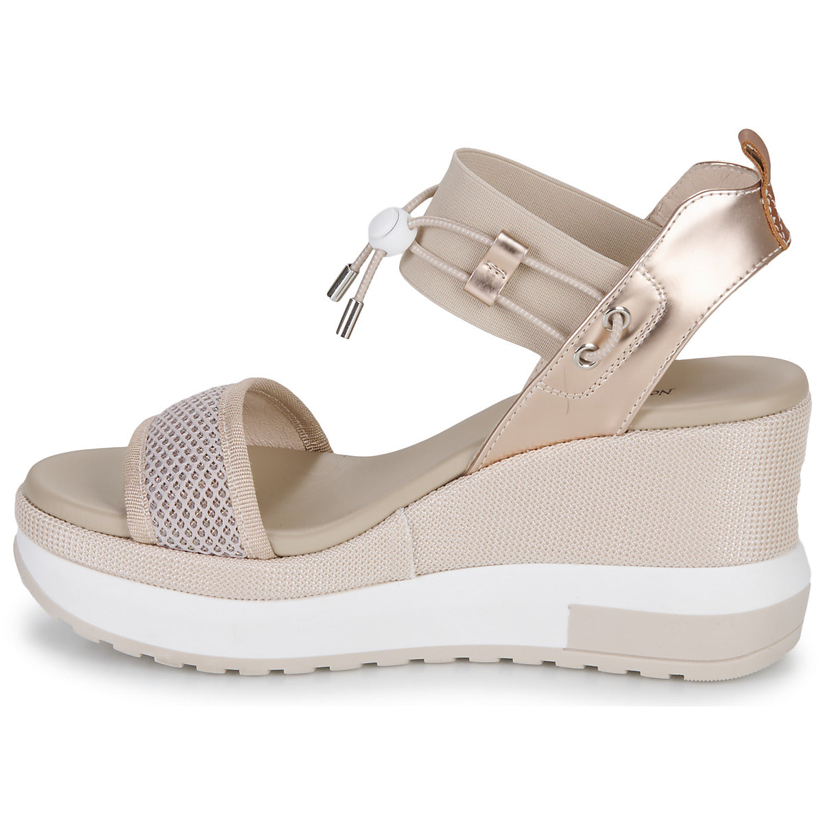 Sandali Donna NeroGiardini E307750D-660 Beige