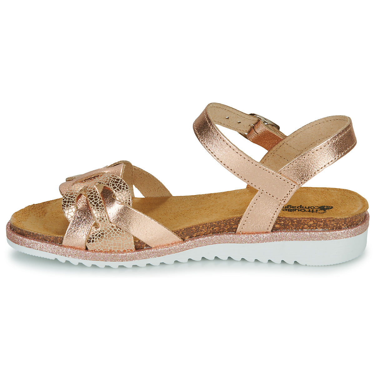 Sandali bambini ragazza Citrouille et Compagnie ANEMONI Marrone