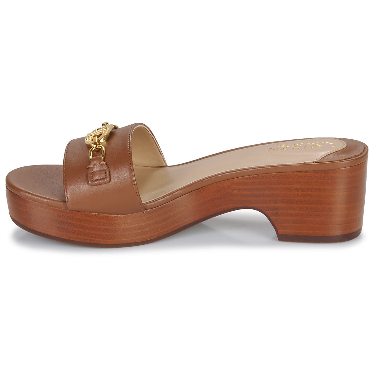 Scarpe Donna Lauren Ralph Lauren ROXANNE-SANDALS-FLAT SANDAL Marrone