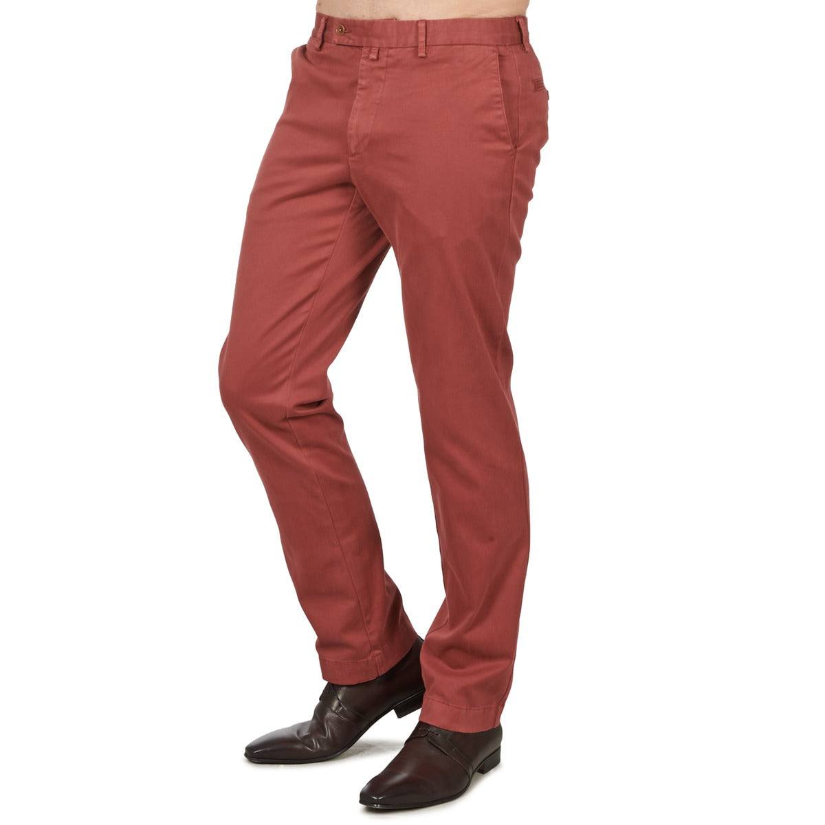 Pantalone Chino Uomo Hackett STRETCH TWILL CHINO Rosso