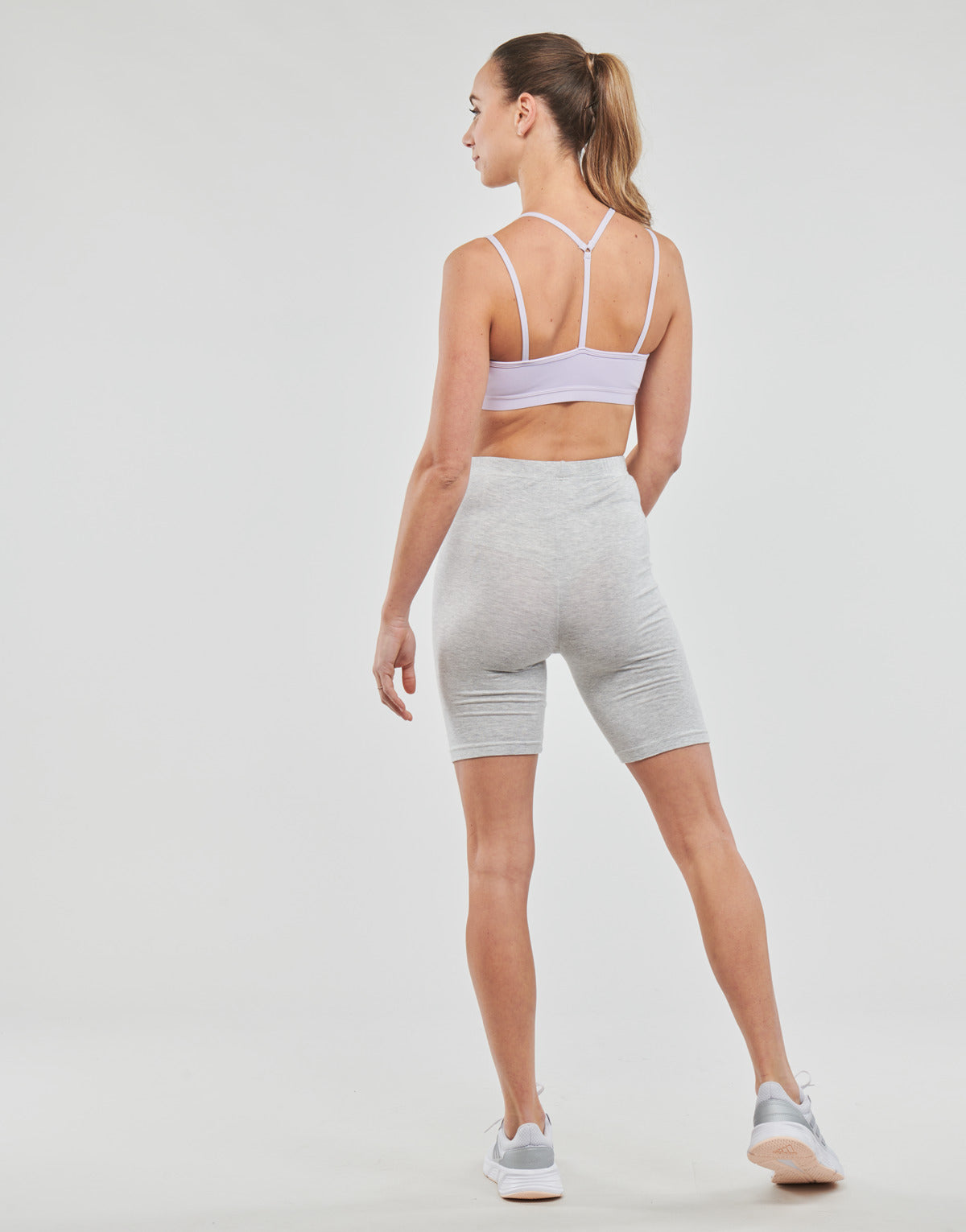 Reggiseno sportivo Donna adidas YO ESS LS BRA Viola