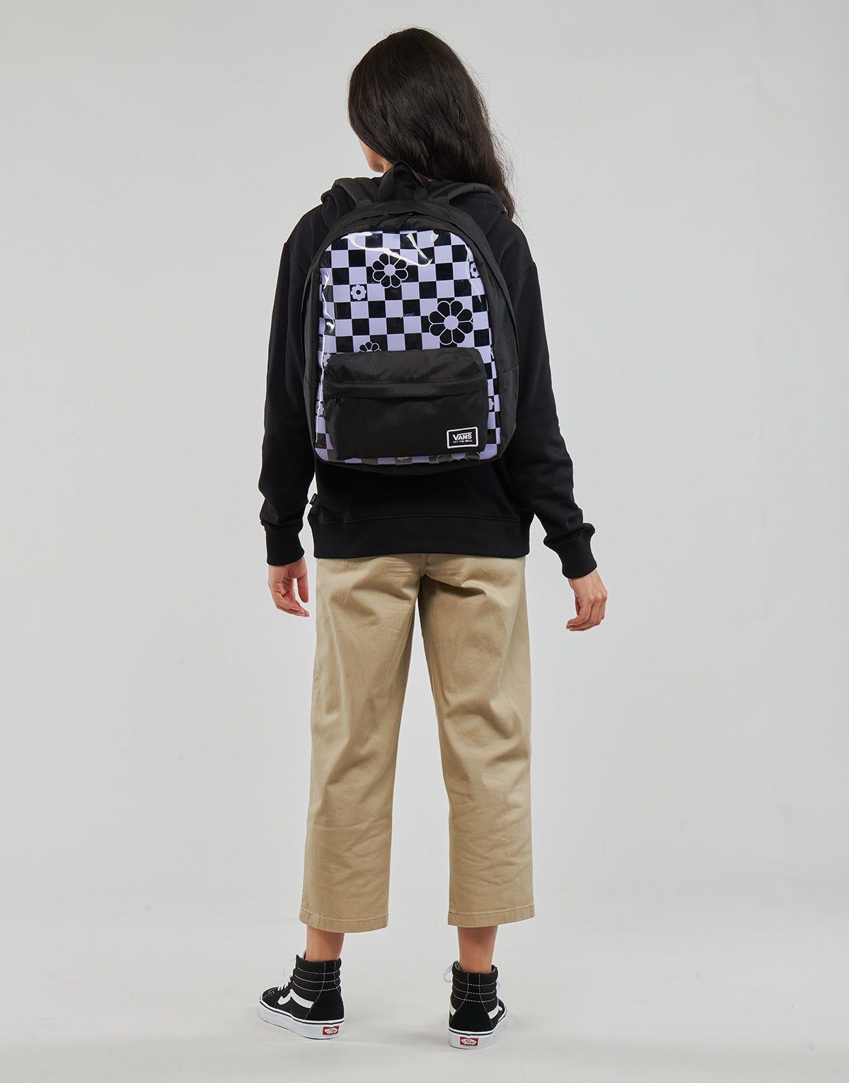 Felpa Donna Vans FLYING V BFF HOODIE EMEA Nero