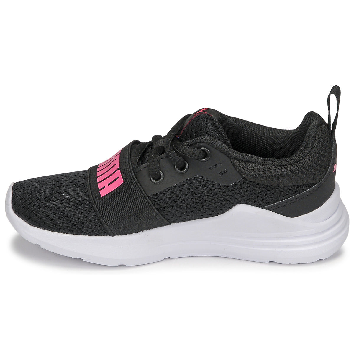 Scarpe bambini ragazzo Puma PS PUMA WIRED RUN V Nero