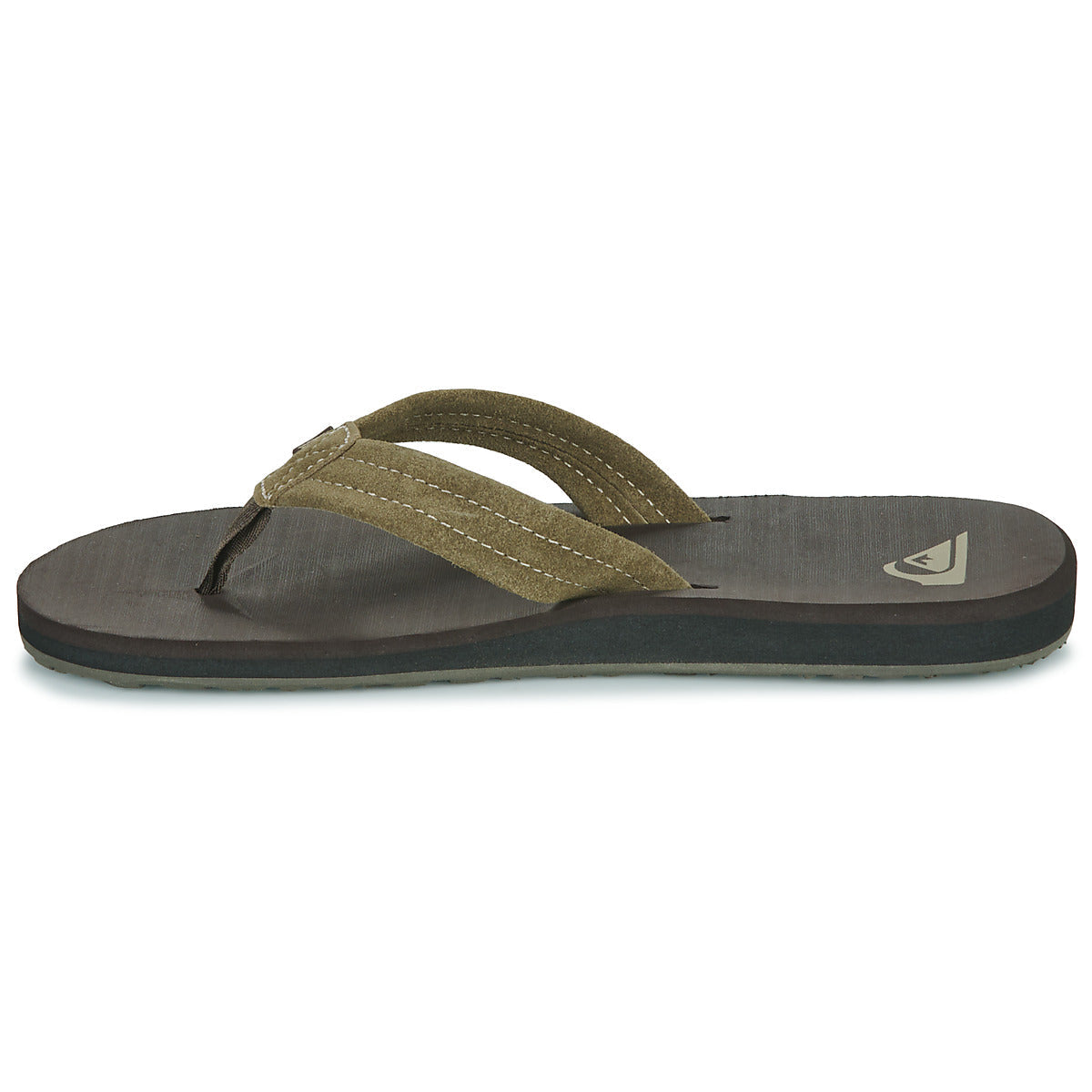 Infradito Uomo Quiksilver CARVER SUEDE CORE Kaki