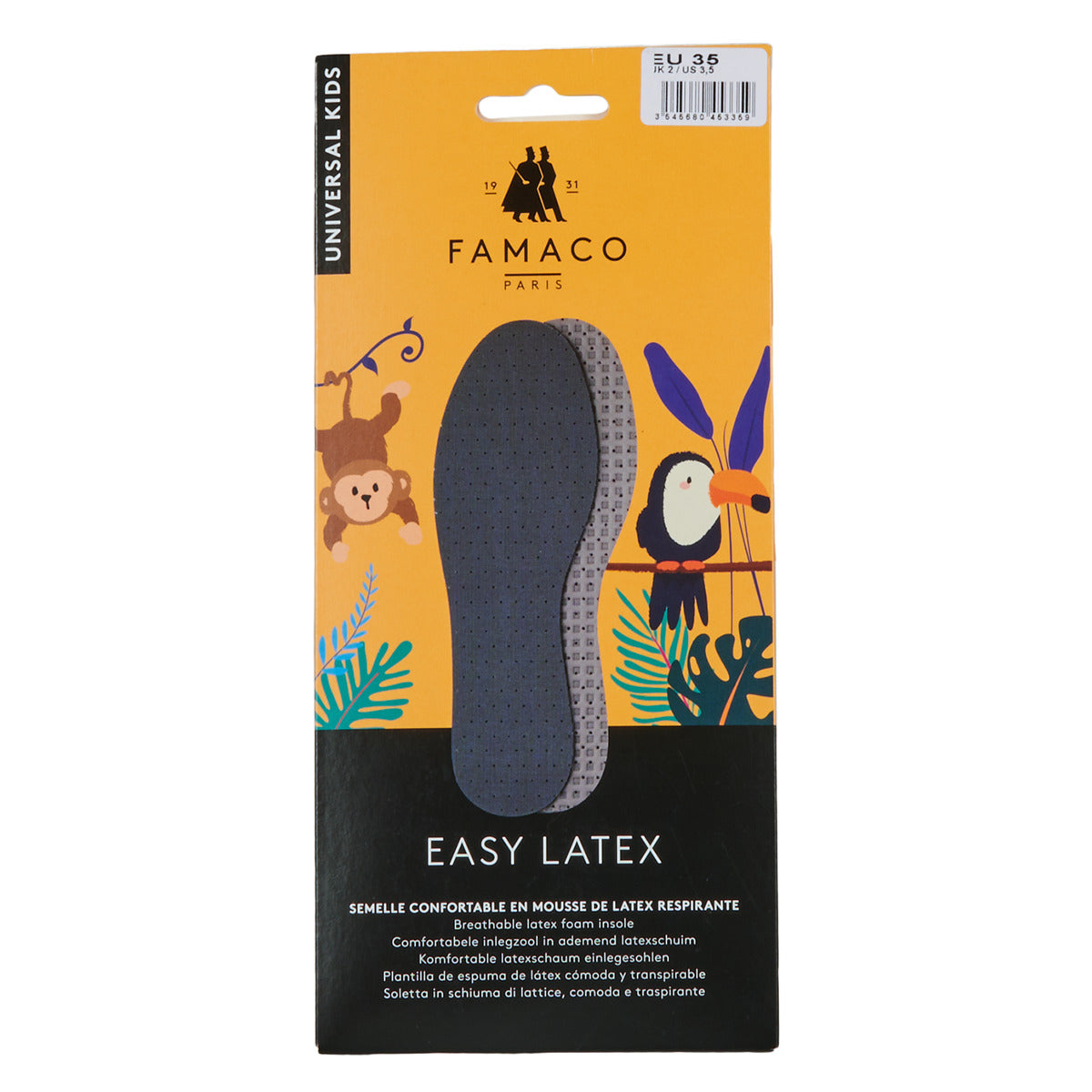 Accessori scarpe Uomo Famaco Semelle fraîche chlorophylle homme T41-46 Nero