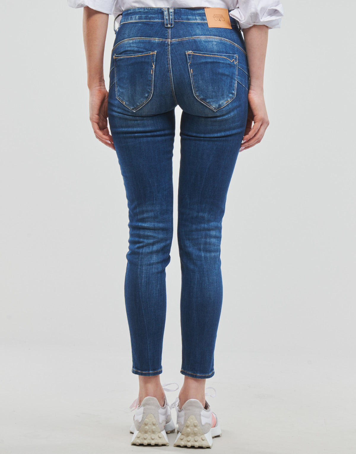 Jeans Slim Donna Le Temps des Cerises PULP HIGH C KIRR Blu