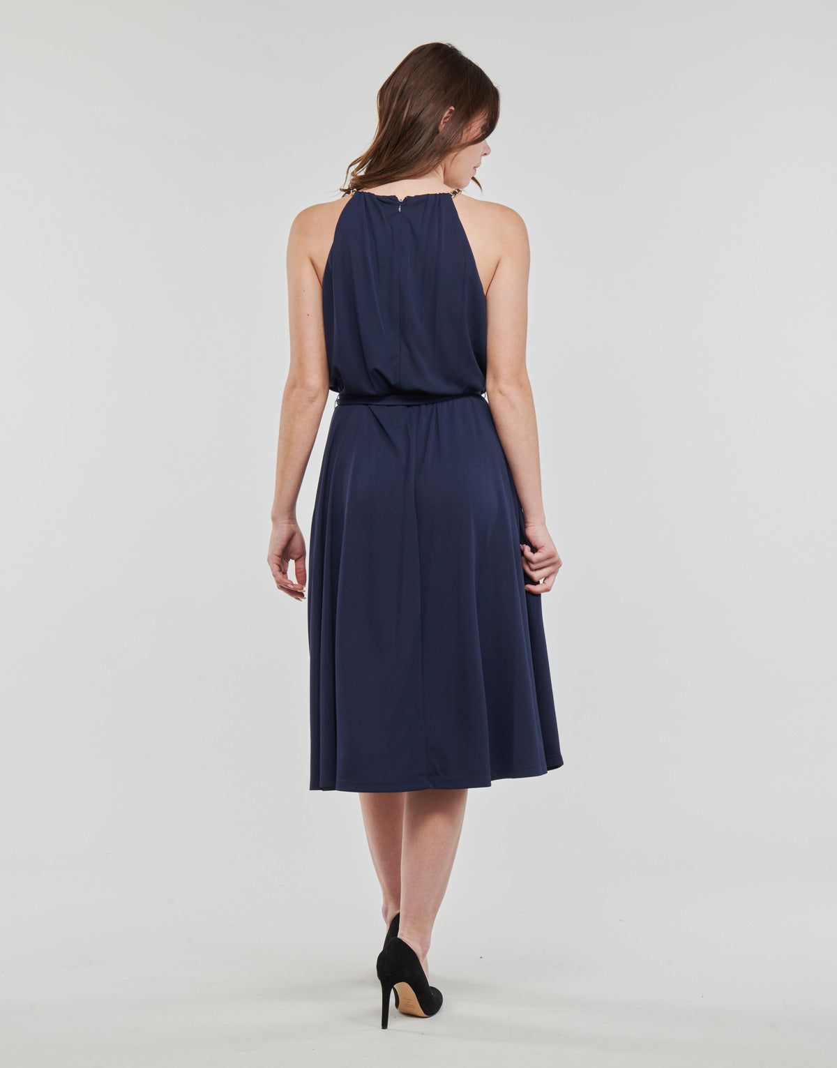 Abito corto Donna Lauren Ralph Lauren MORRAINE-SLEEVELESS-DAY DRESS Blu