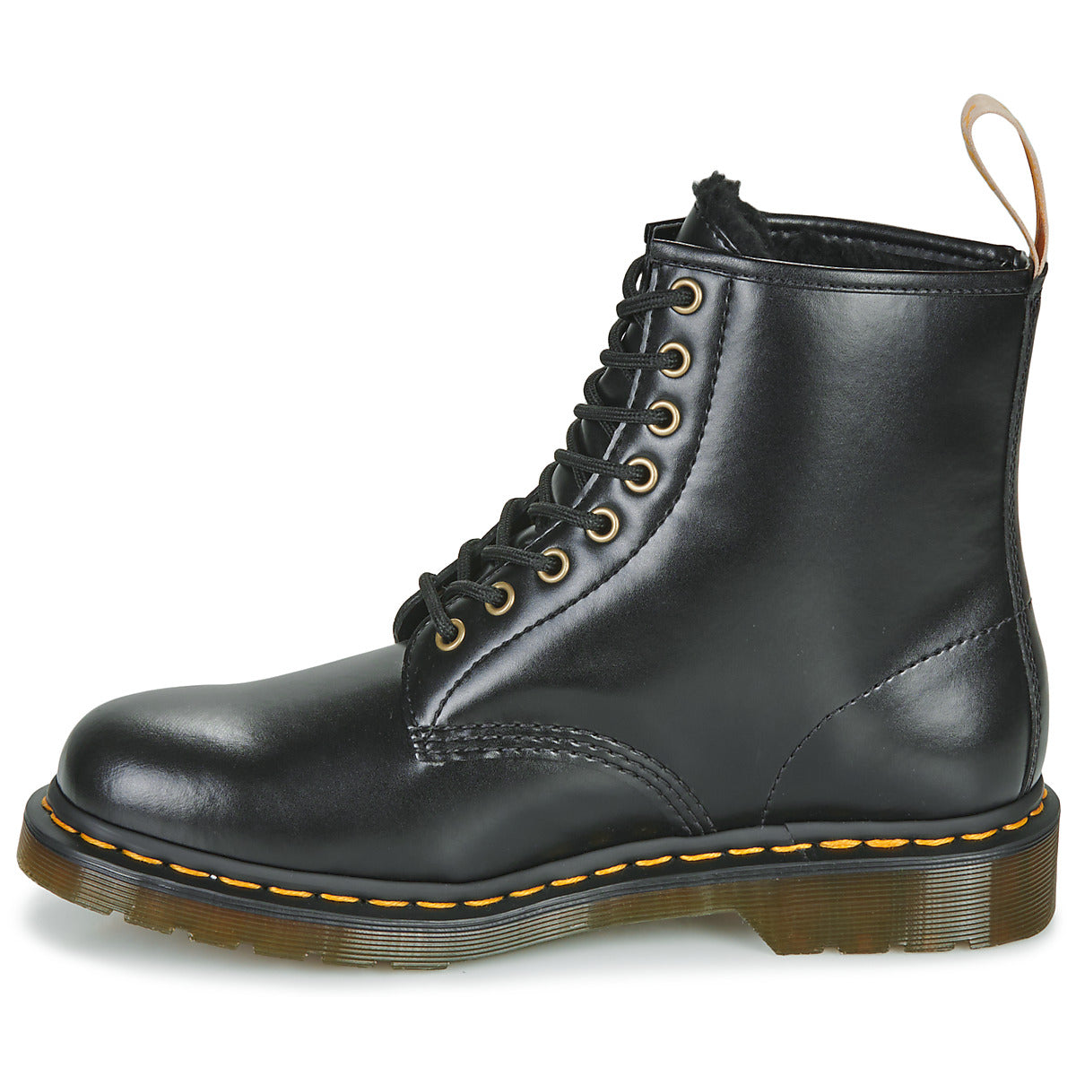 Stivaletti Uomo Dr. Martens VEGAN 1460 BLACK NORFOLK Nero