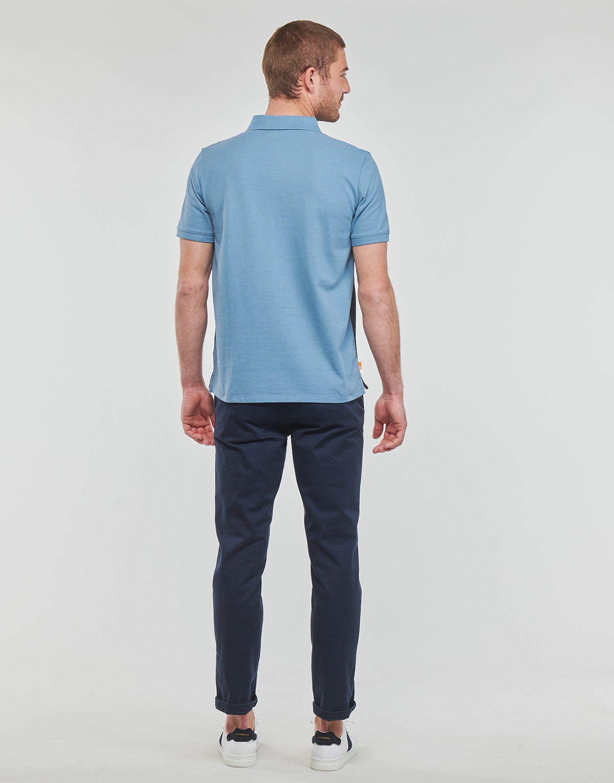 Polo Uomo Timberland SS Millers River Colourblock Polo Reg Blu