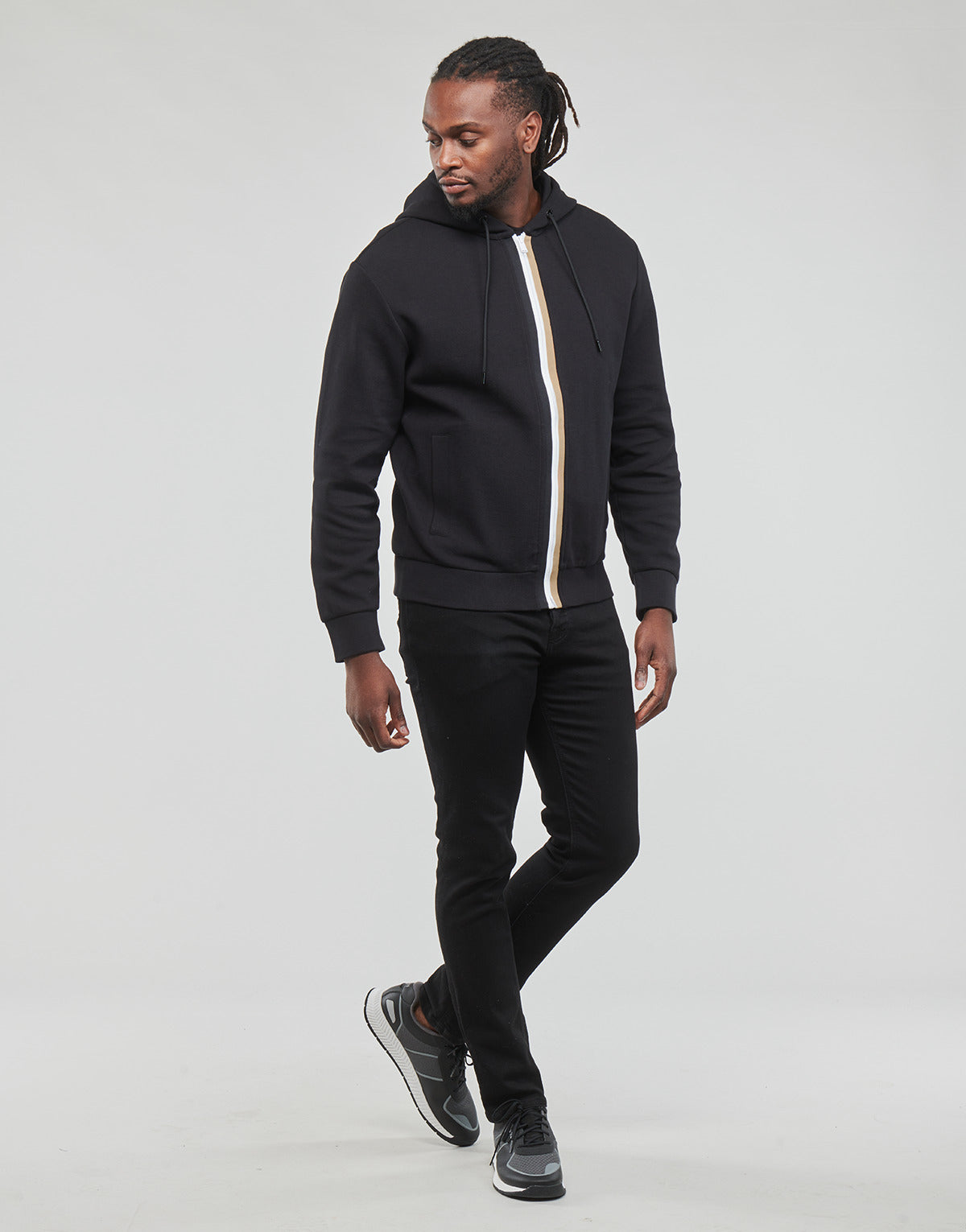 Felpa Uomo BOSS Salvi 131 Nero