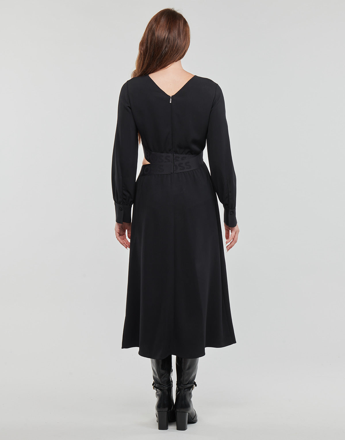 Abito lungo Donna BOSS Dedaga Nero