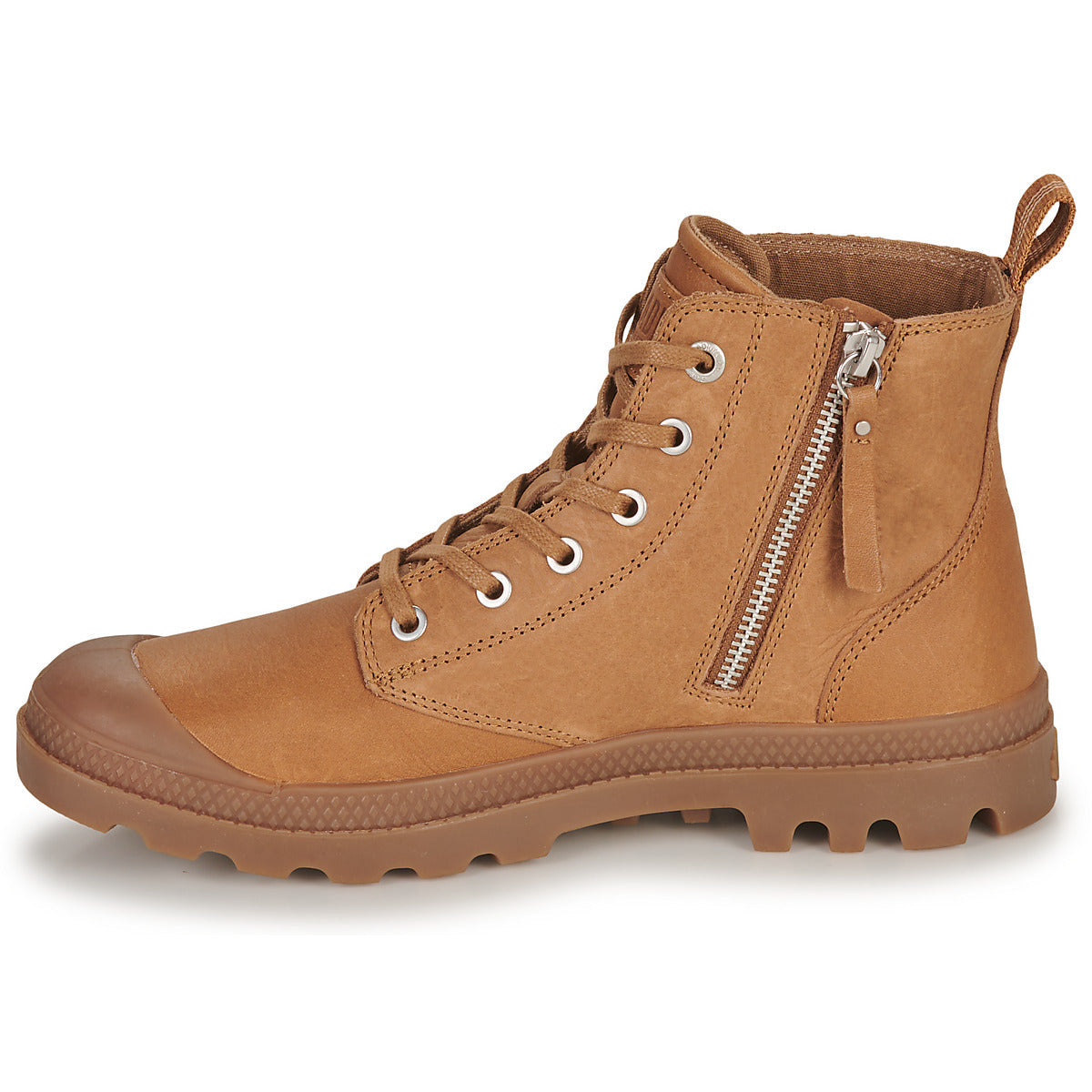 Stivaletti Donna Palladium PAMPA ZIP LTH ESS Marrone