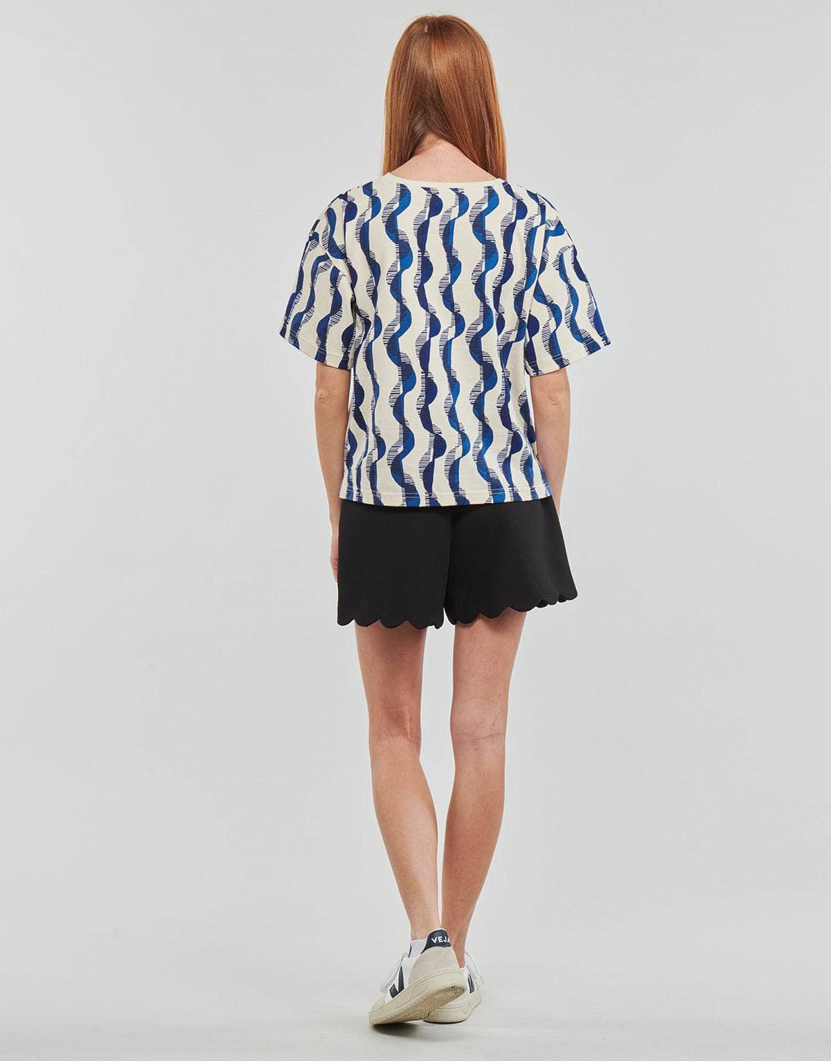 T-shirt Donna Petit Bateau MC COL ROND Multicolore