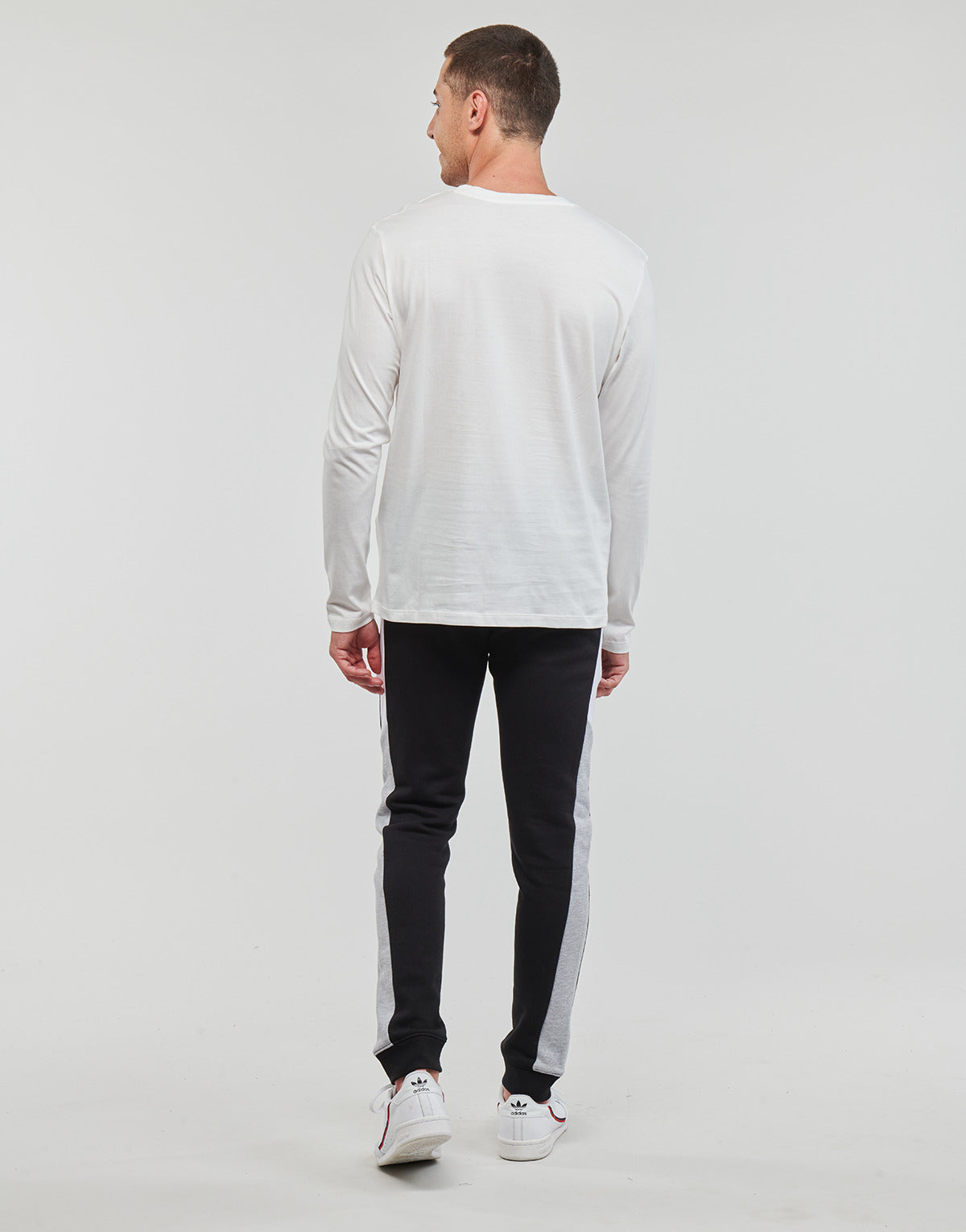 T-shirts a maniche lunghe Uomo Jack & Jones JJELOGO TEE LS O-NECK 2 COL AW23 SN Bianco