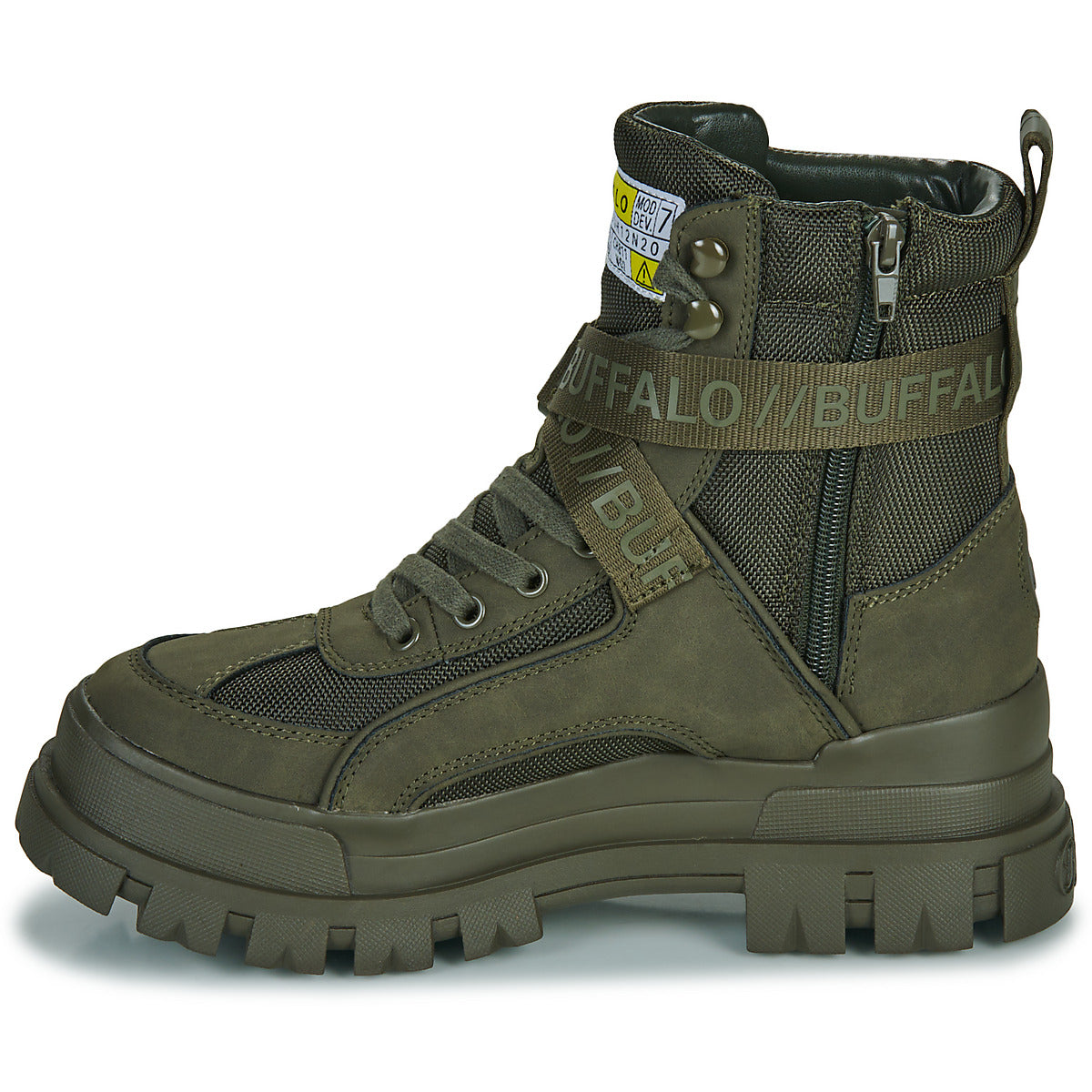 Stivaletti Donna Buffalo ASPHA COM1 Kaki