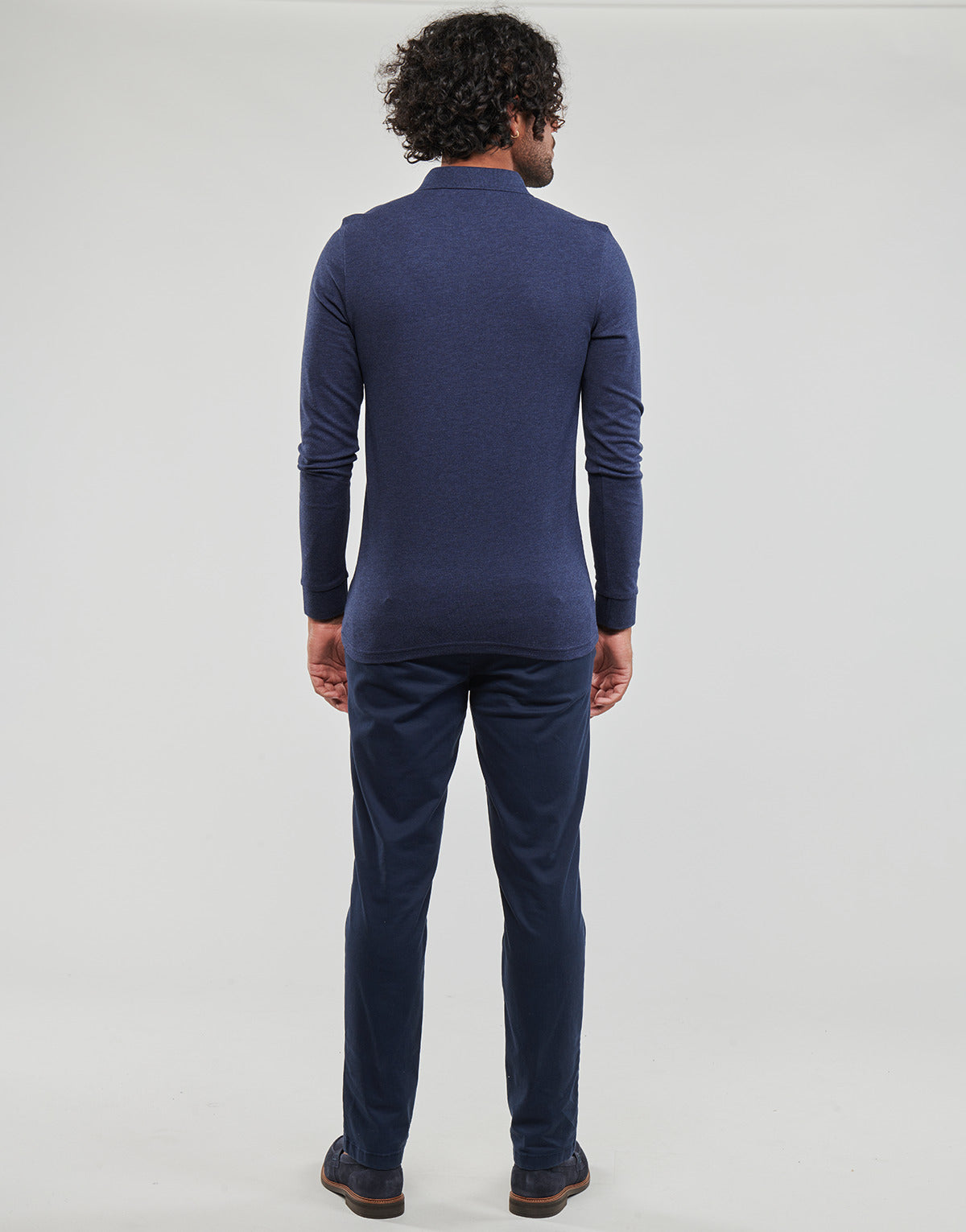 Polo maniche lunghe Uomo BOSS Passerby Marine