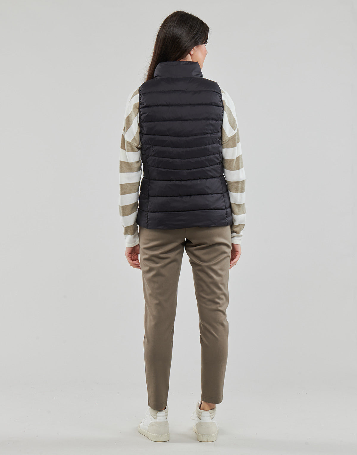 Piumino Donna Only ONLNEWCLAIRE QUILTED WAISTCOAT OTW Nero