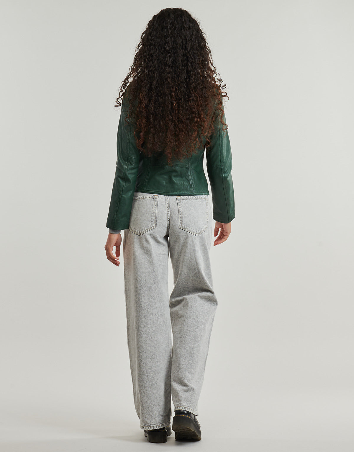 Giacca in pelle Donna Oakwood CLIPS Verde