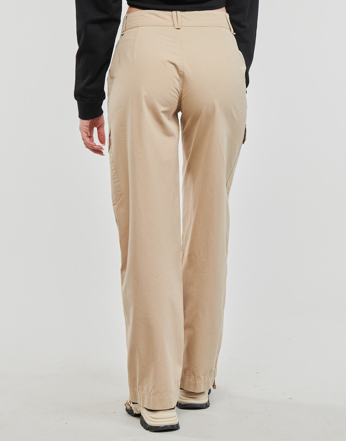 Pantalone Cargo Donna Moony Mood VALENIE Bianco