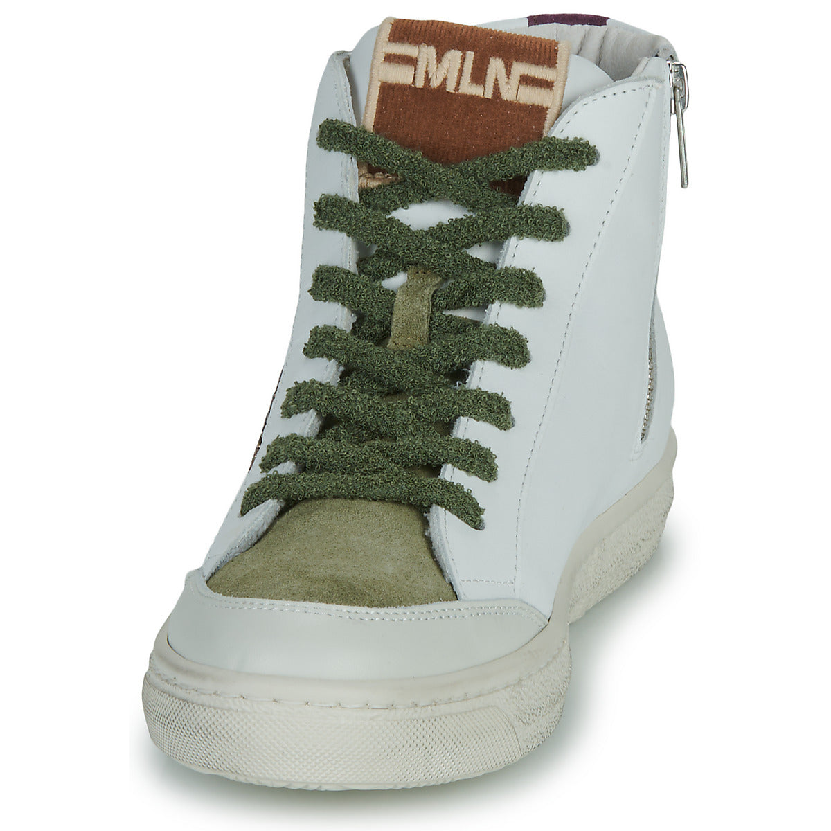 Sneakers alte Donna Meline BUP1151-RIC-A8202 Bianco