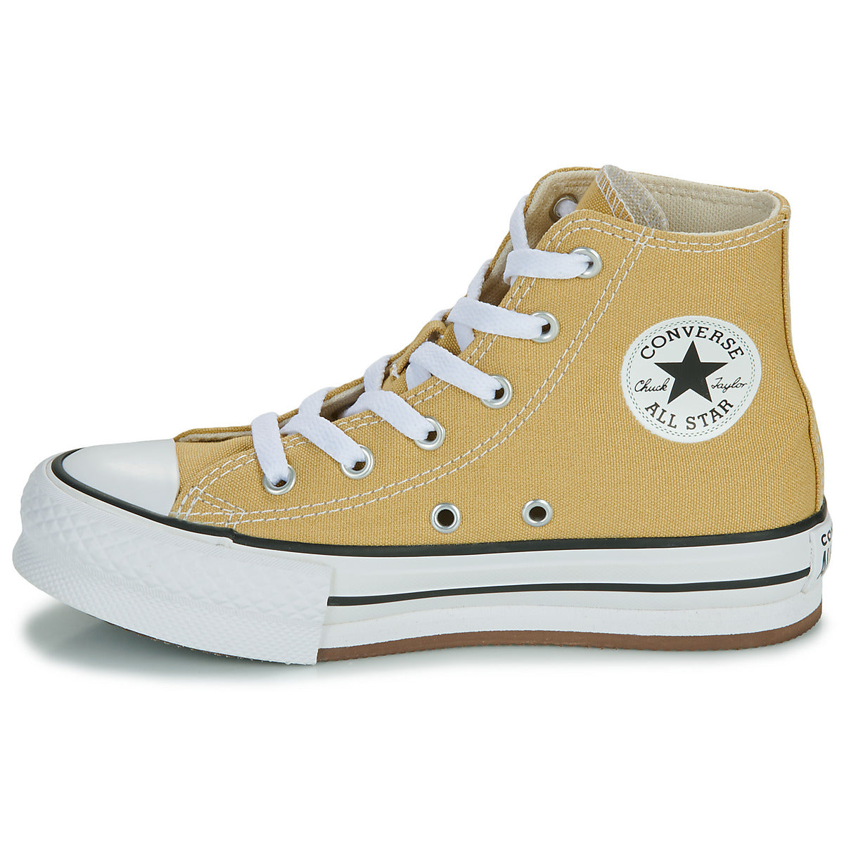 Scarpe bambini ragazza Converse CHUCK TAYLOR ALL STAR EVA LIFT Giallo