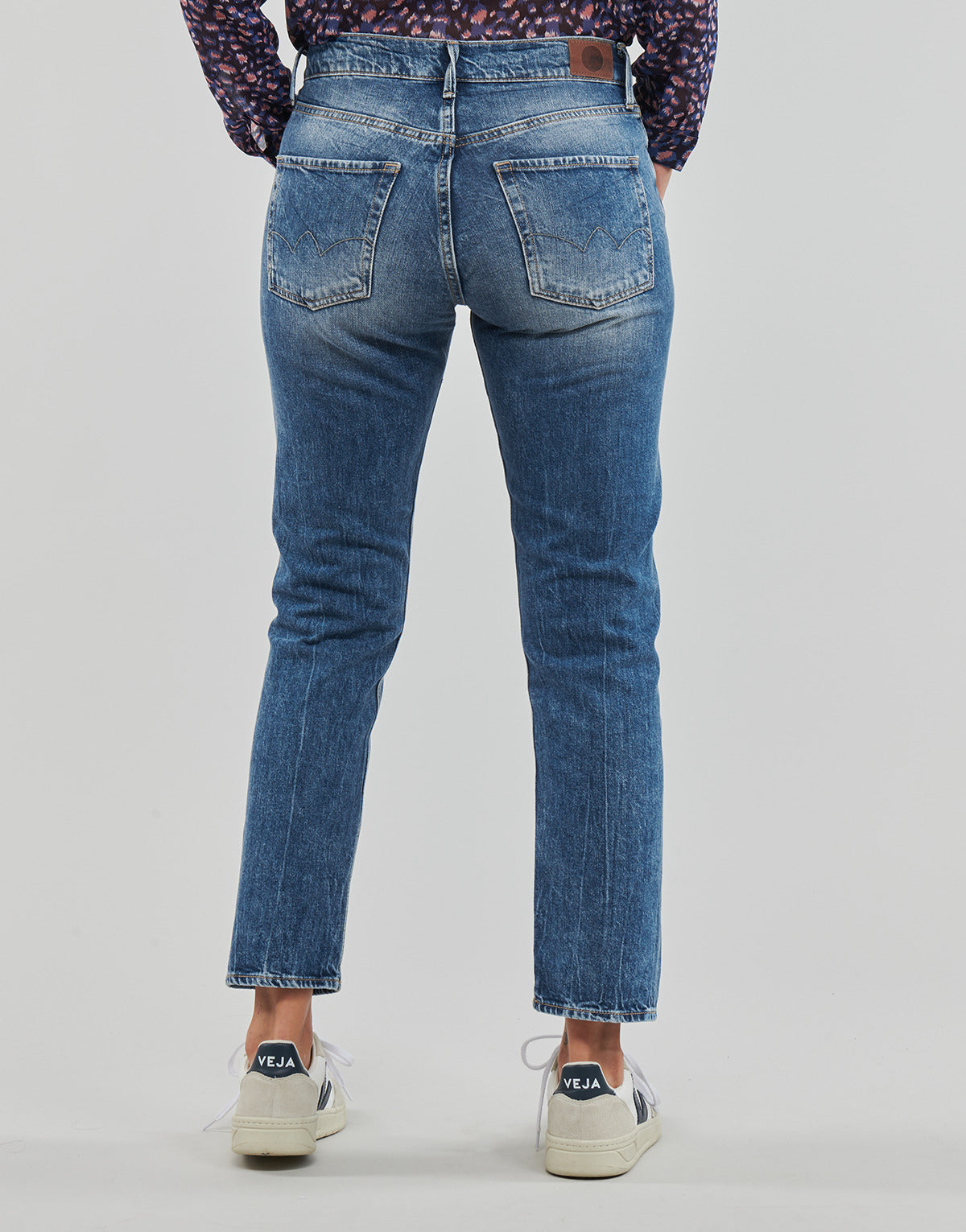 Jeans Mom Donna Le Temps des Cerises 400/20 BASIC Blu