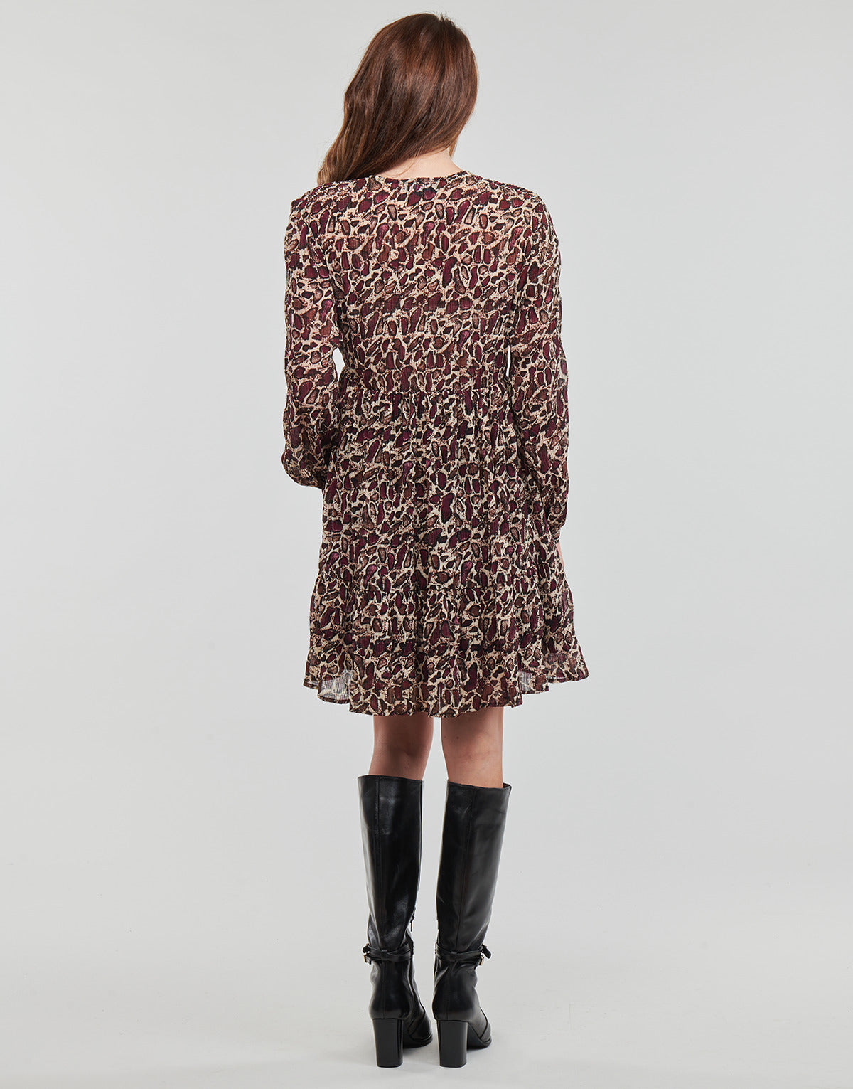 Abito corto Donna Le Temps des Cerises IHABEL Bordeaux