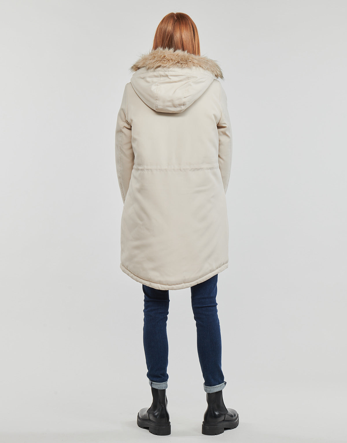 Parka Donna Vero Moda VMTRACK AW23 PARKA COAT Beige