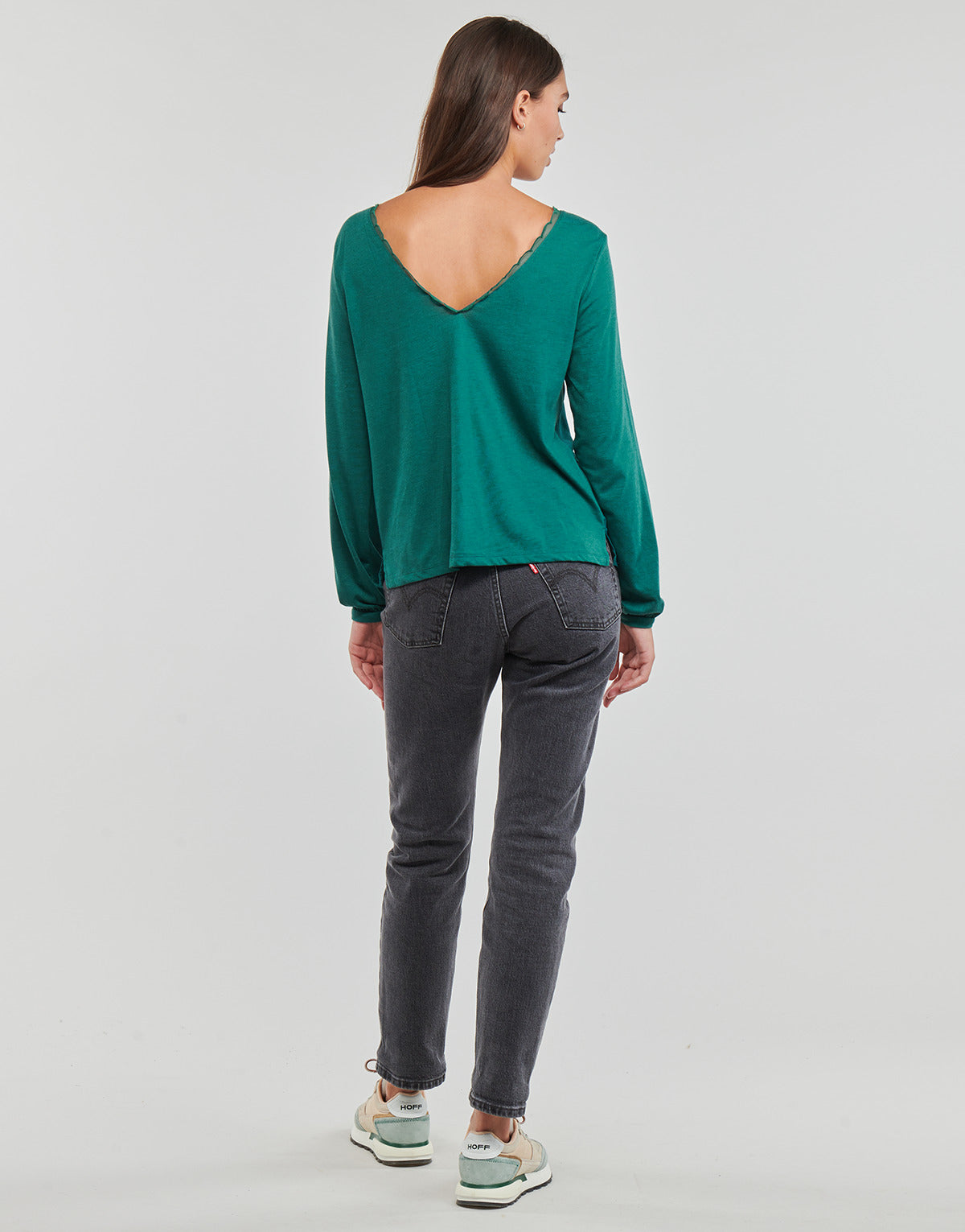 Camicetta Donna Only ONLLISA S/S MODAL O-NECK TOP JRS Kaki