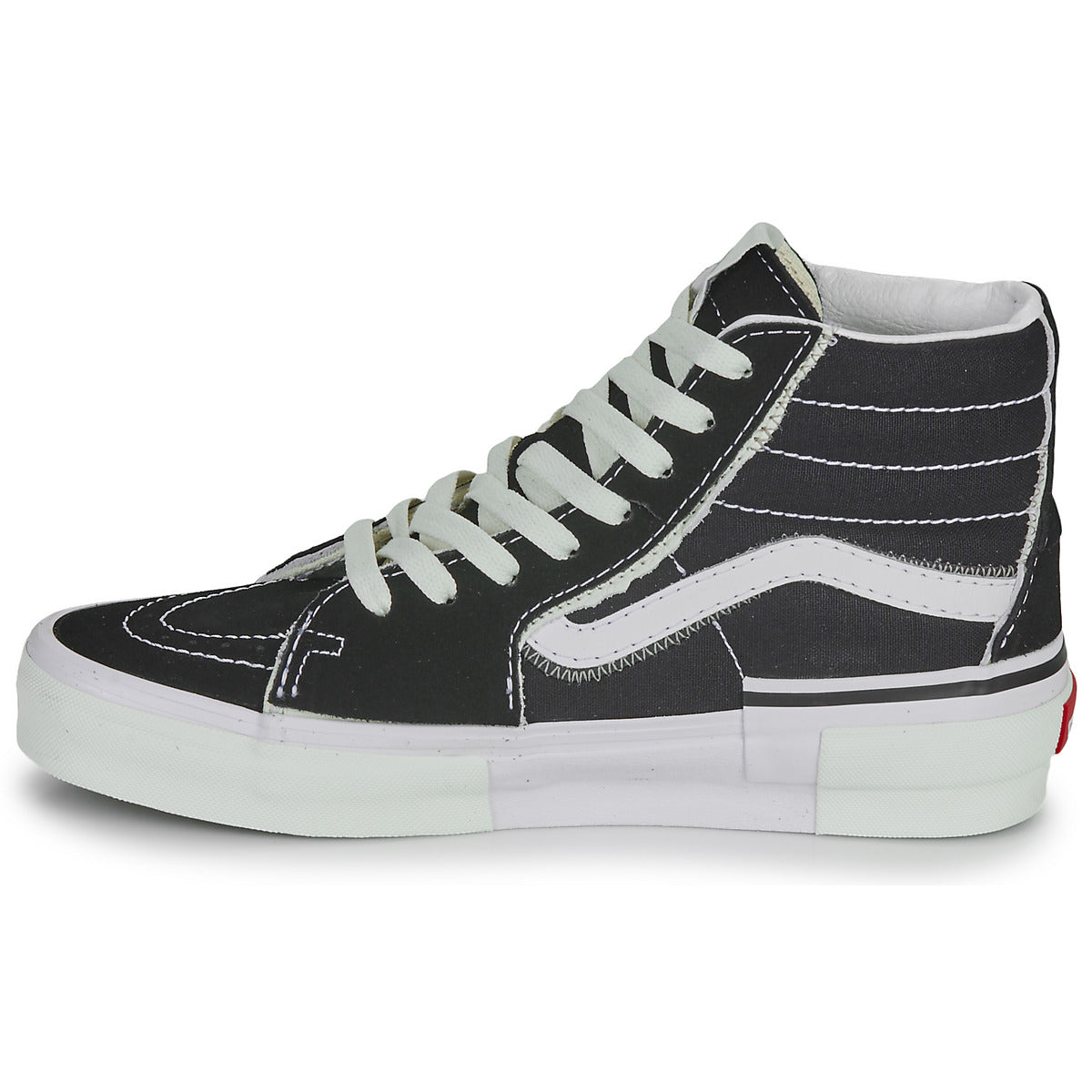 Sneakers alte Uomo Vans SK8-Hi Reconstruct Nero