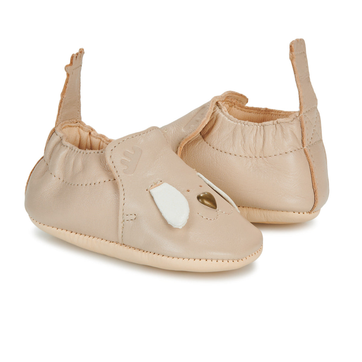 Pantofole bambini ragazzo Easy Peasy MY BLUMOO CHIEN Beige