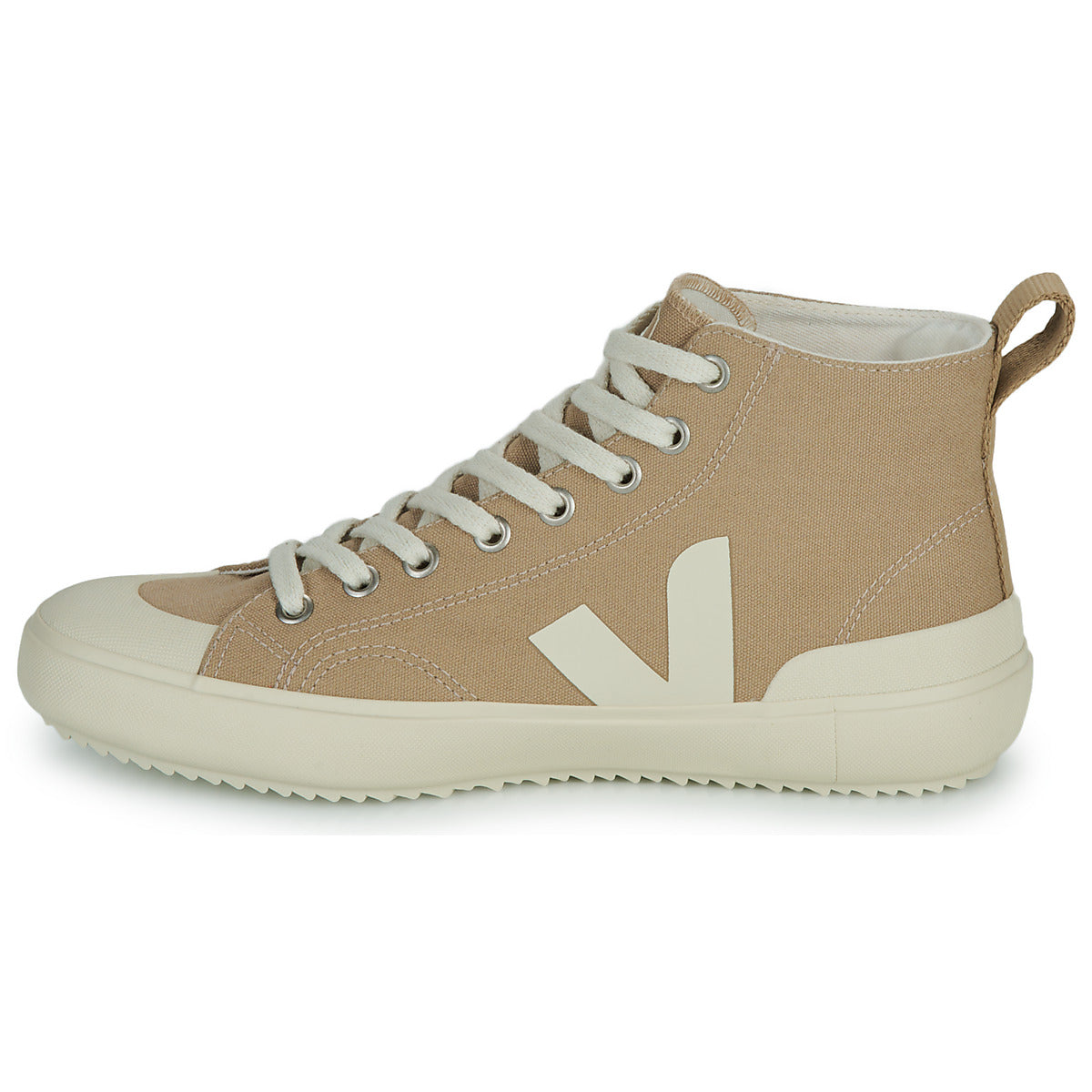Sneakers alte Uomo Veja NOVA HIGH CANVAS Beige