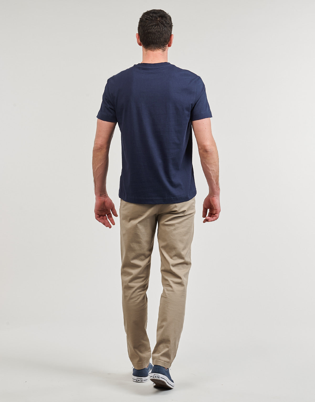 T-shirt Uomo Esprit OCS LOGO STRIPE Marine