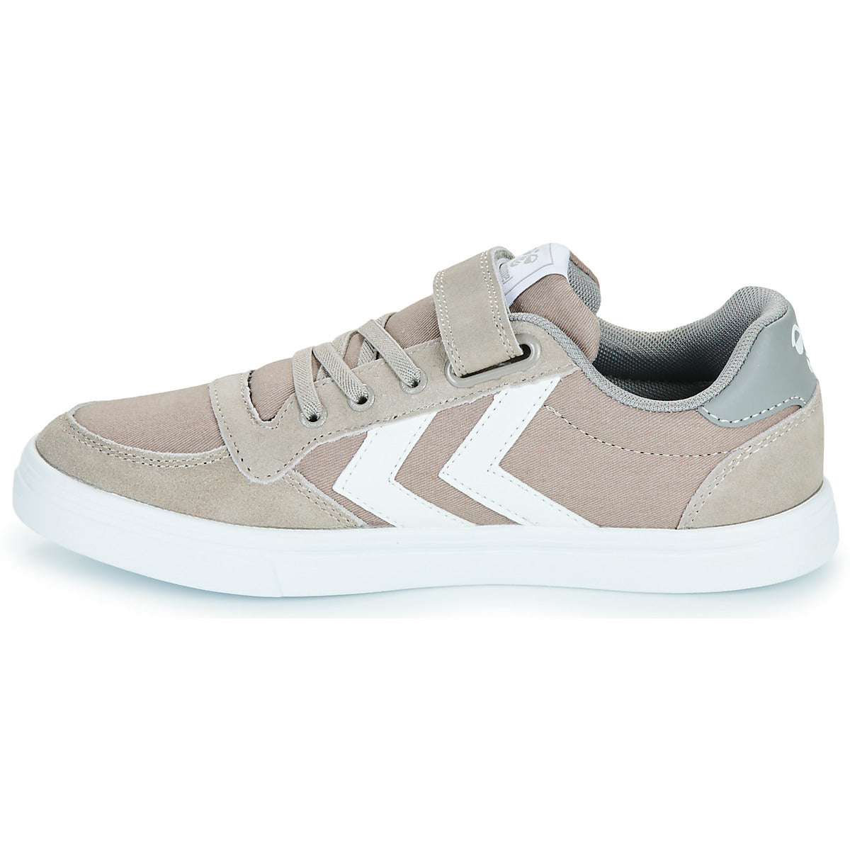 Scarpe bambini ragazza hummel SLIMMER STADIL LOW JR Grigio