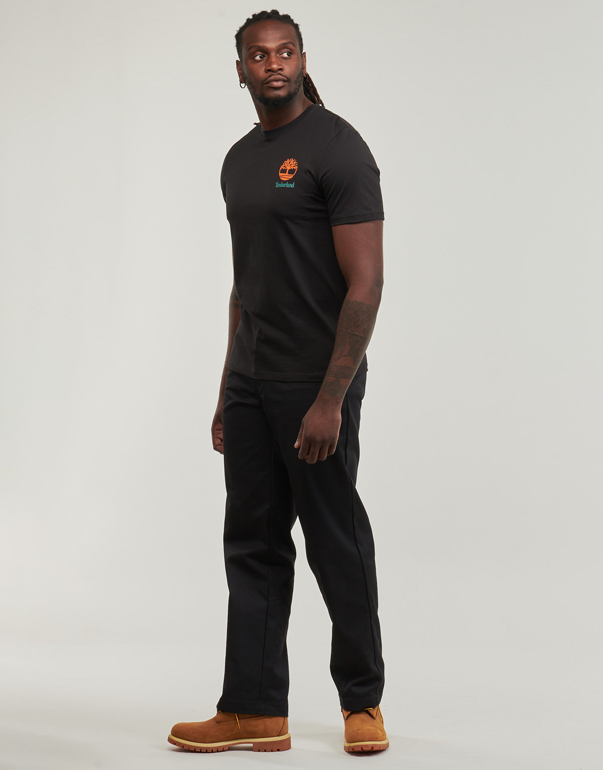 T-shirt Uomo Timberland Back Graphic Short Sleeve Tee Nero