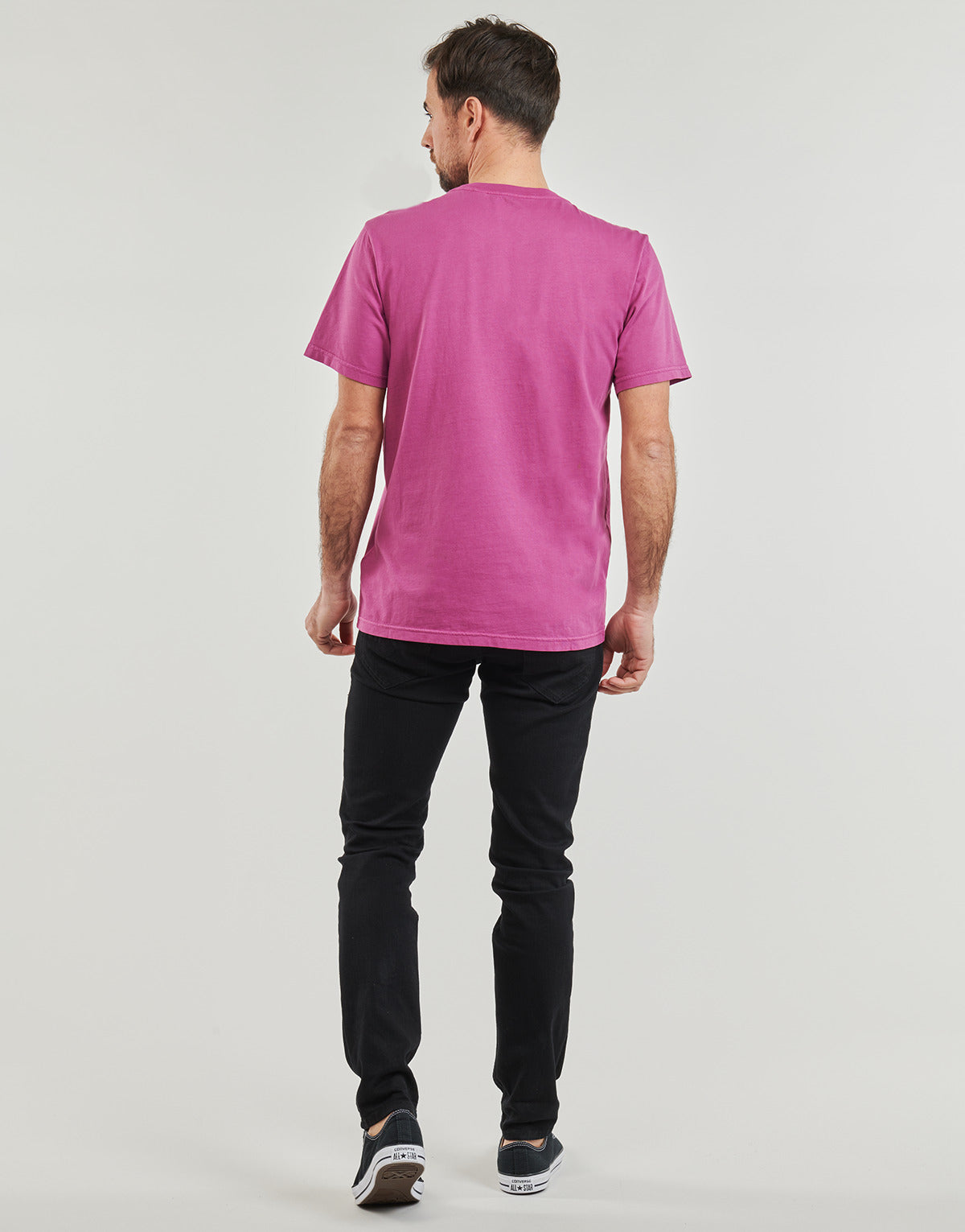 T-shirt Uomo Element BASIC POCKET PIGMENT SS Rosa