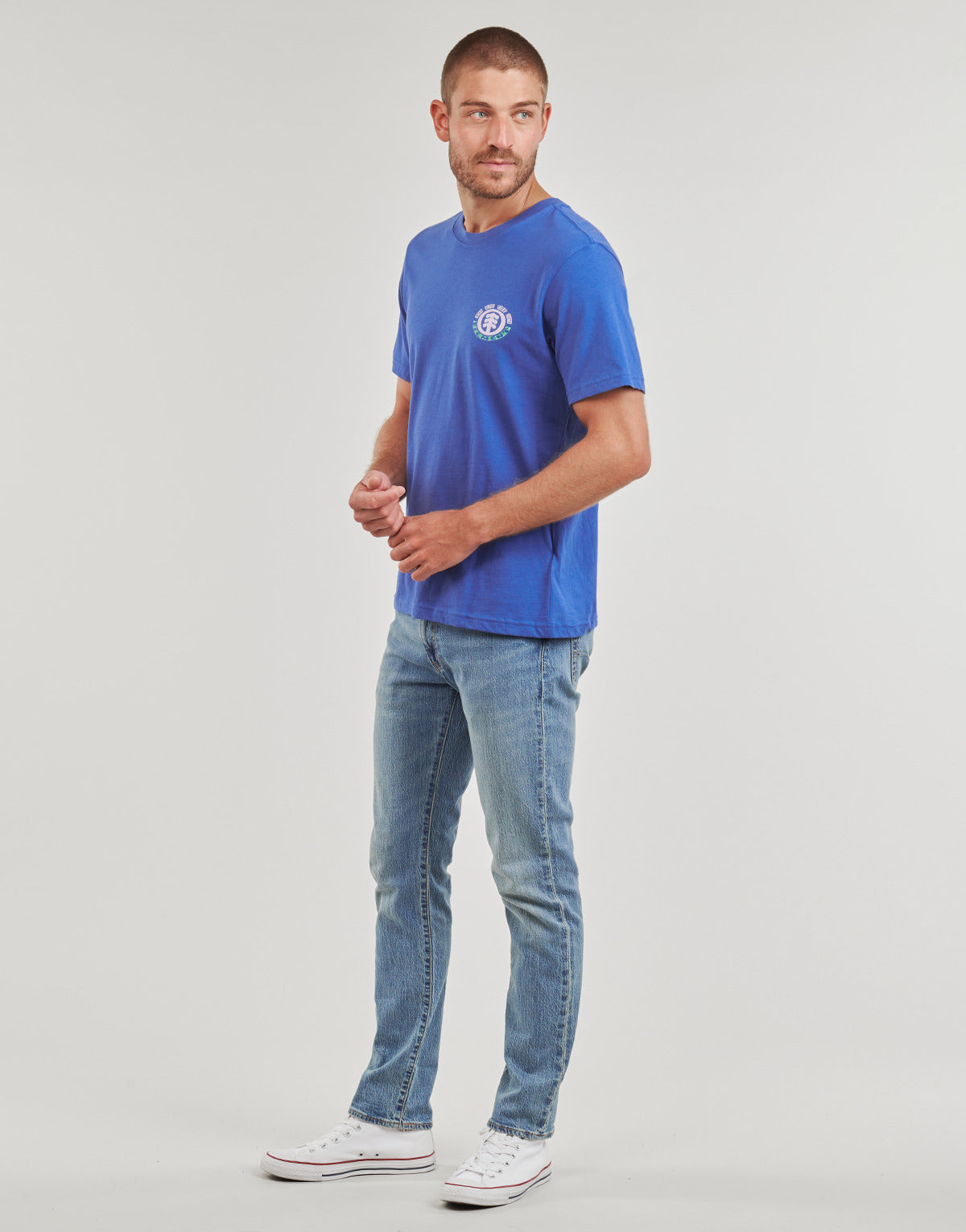 T-shirt Uomo Element SANDY SS Blu