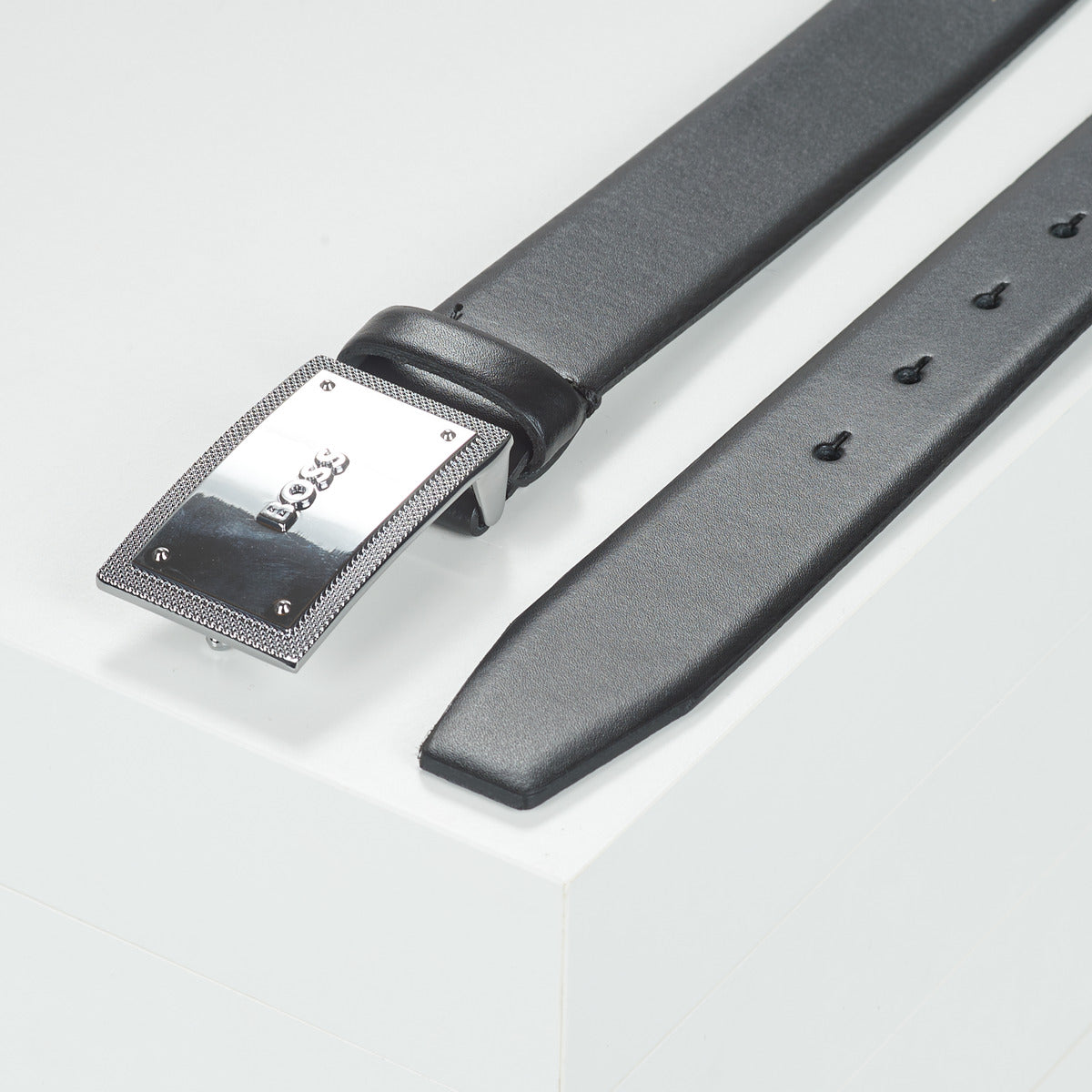 Cintura Uomo BOSS BOSS-Icon-Diam_Sz35 Nero