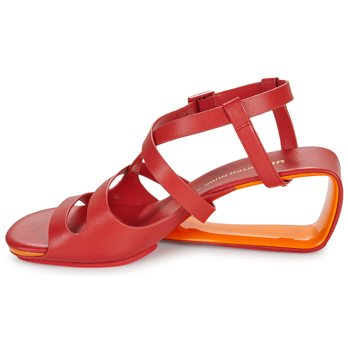 Sandali Donna United nude MOBIUS SIA MID Rosso