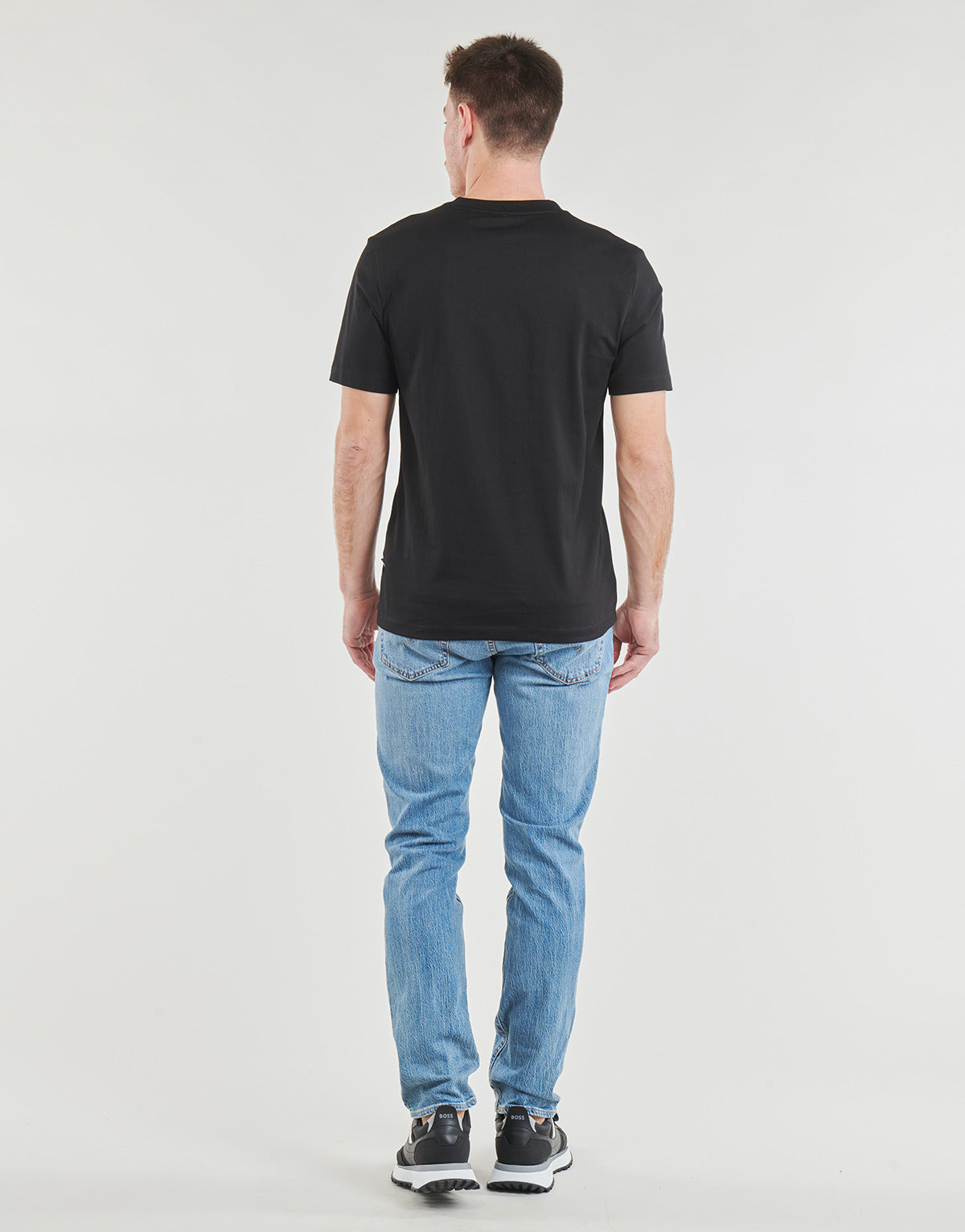 T-shirt Uomo BOSS Tiburt 427 Nero