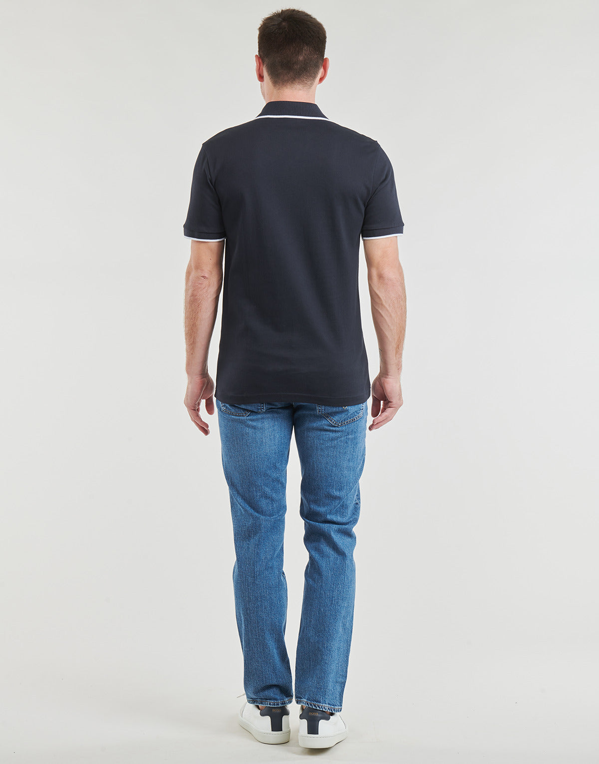 Polo Uomo BOSS Passertip Marine