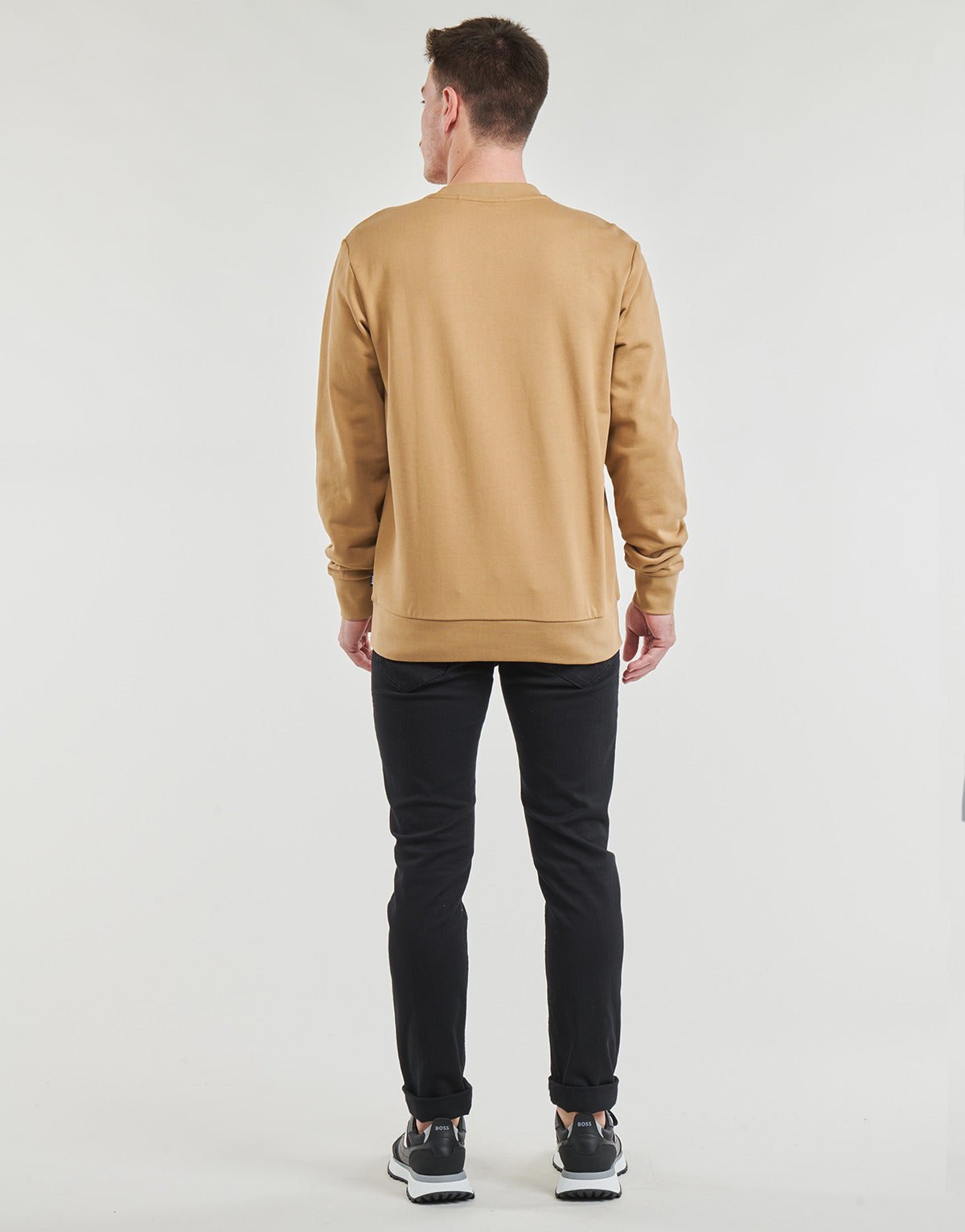 Felpa Uomo BOSS Soleri 07 Beige