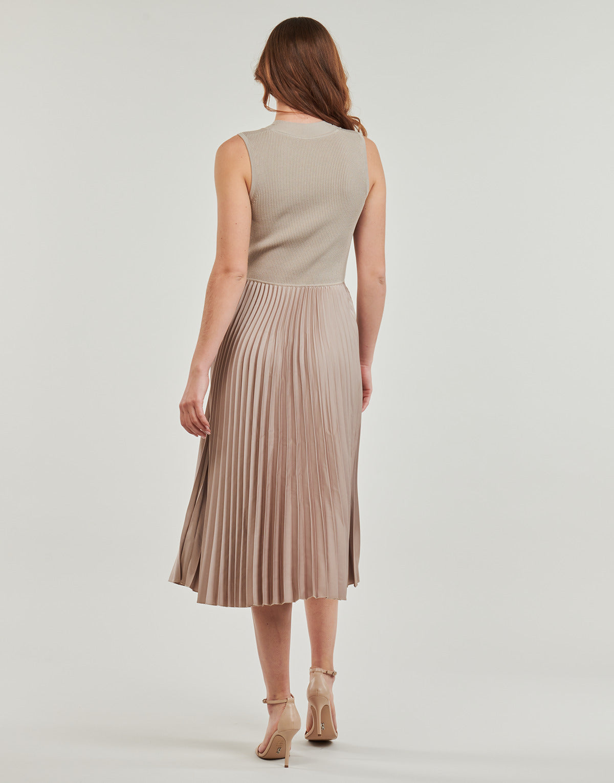 Abito lungo Donna BOSS Farara Beige