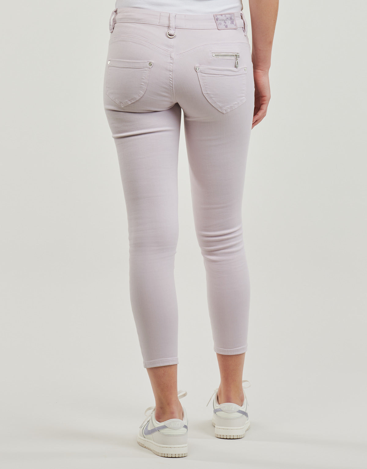 Jeans Slim Donna Freeman T.Porter ALEXA CROPPED MAGIC COLOR Viola