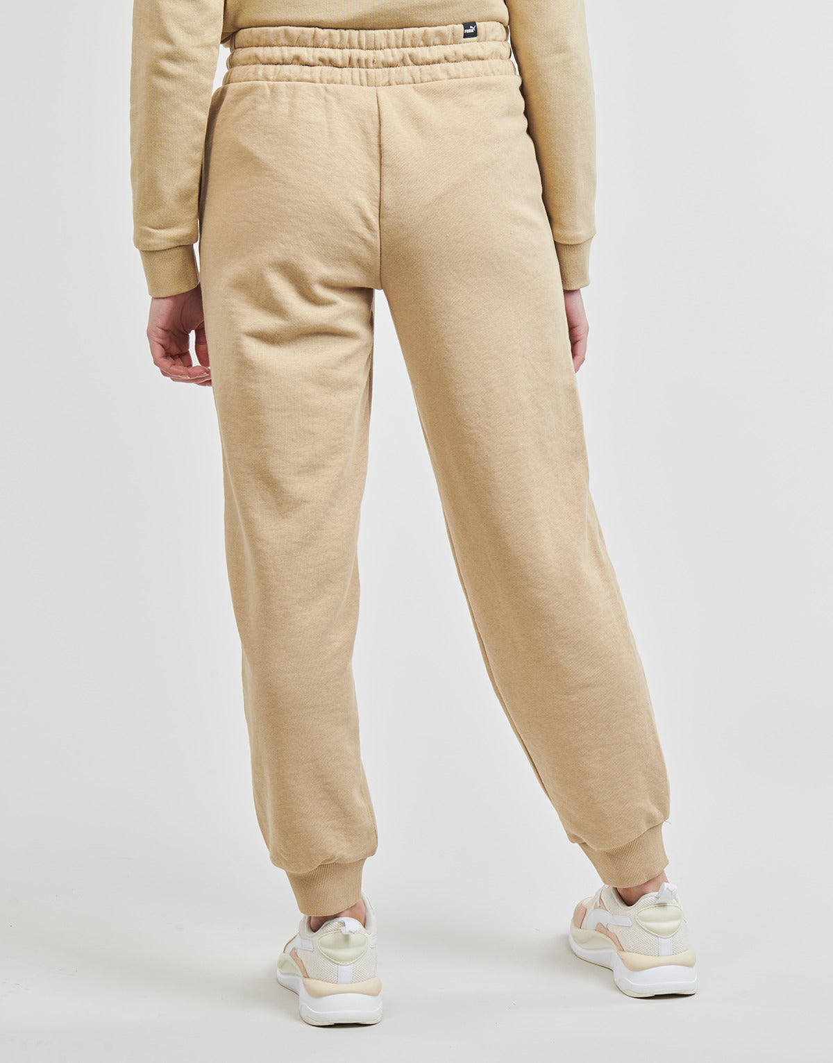 Pantaloni Sportivi Donna Puma ESS+ SMALL LOGO HW COMFORT Beige